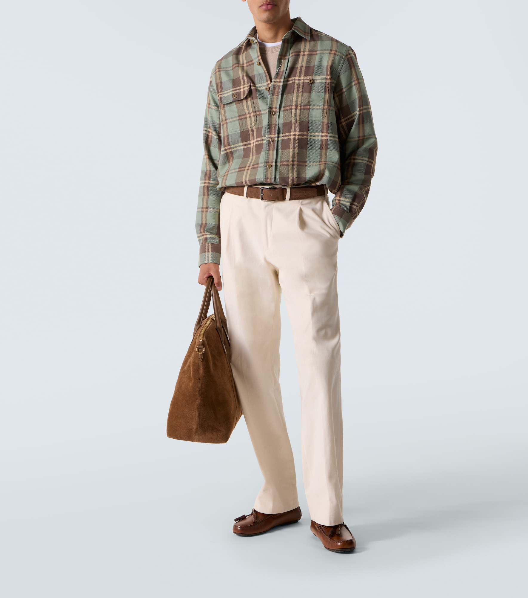 Checked cotton shirt - 2