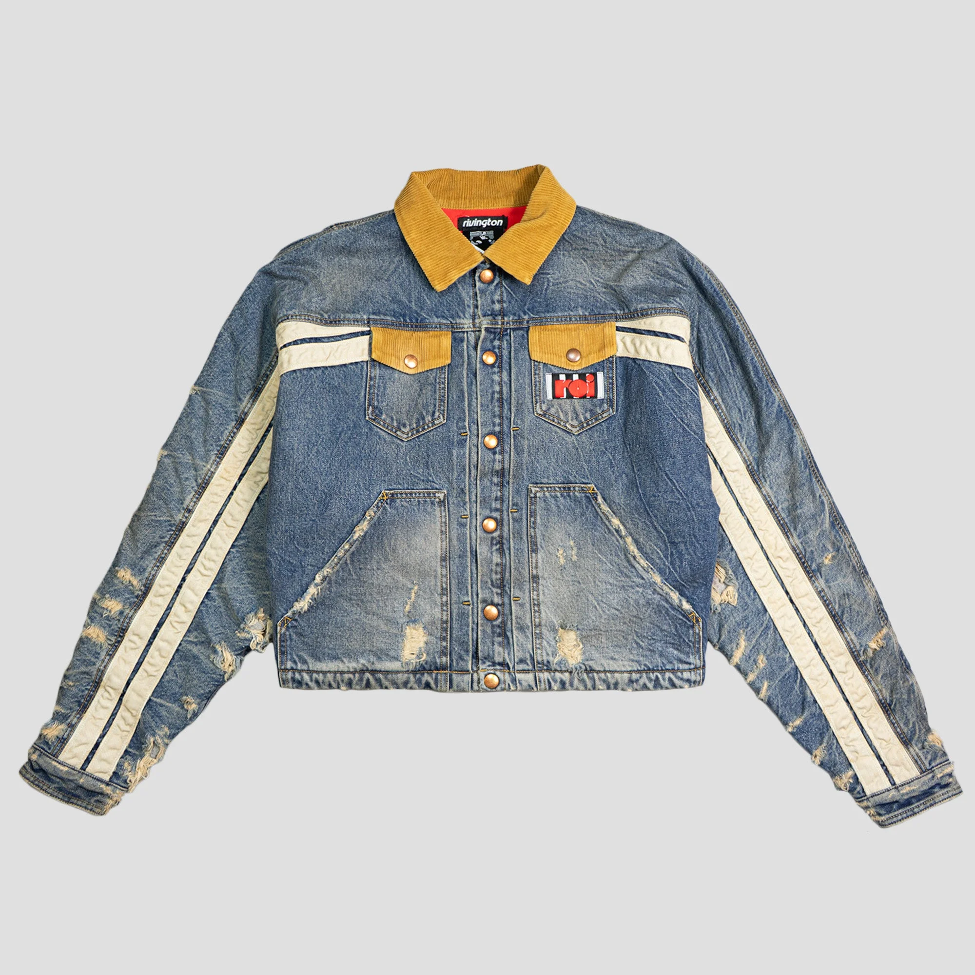 DENIM TRAPPIST TRUCKER JACKET - 1