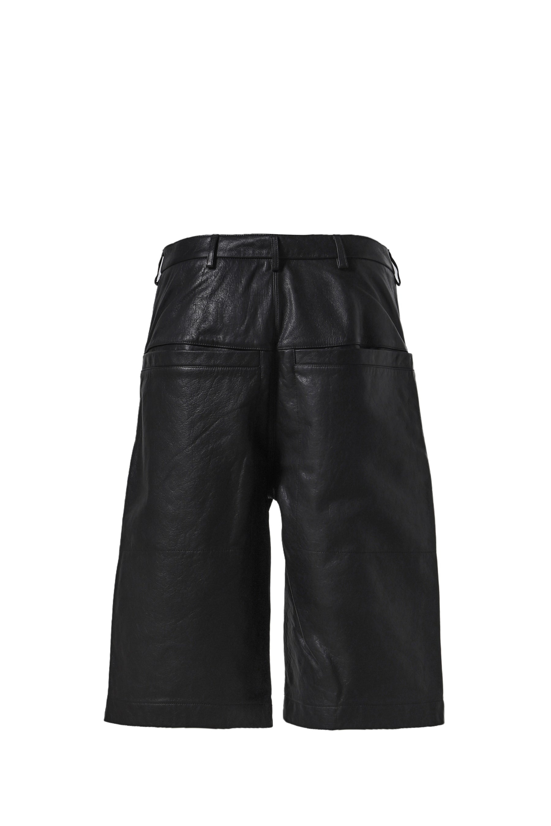 AREA SHORT BLACK LEATHER / BLK LEATHER - 6