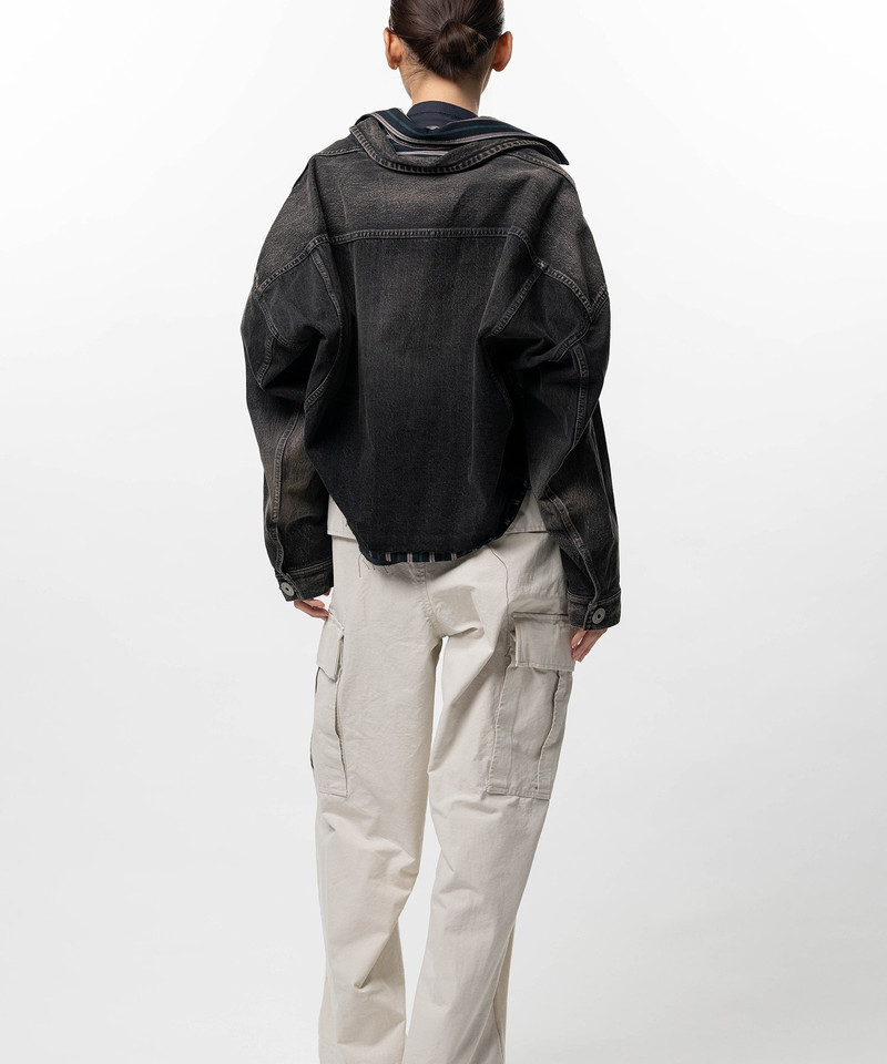 Triple Layered Denim Jacket 5