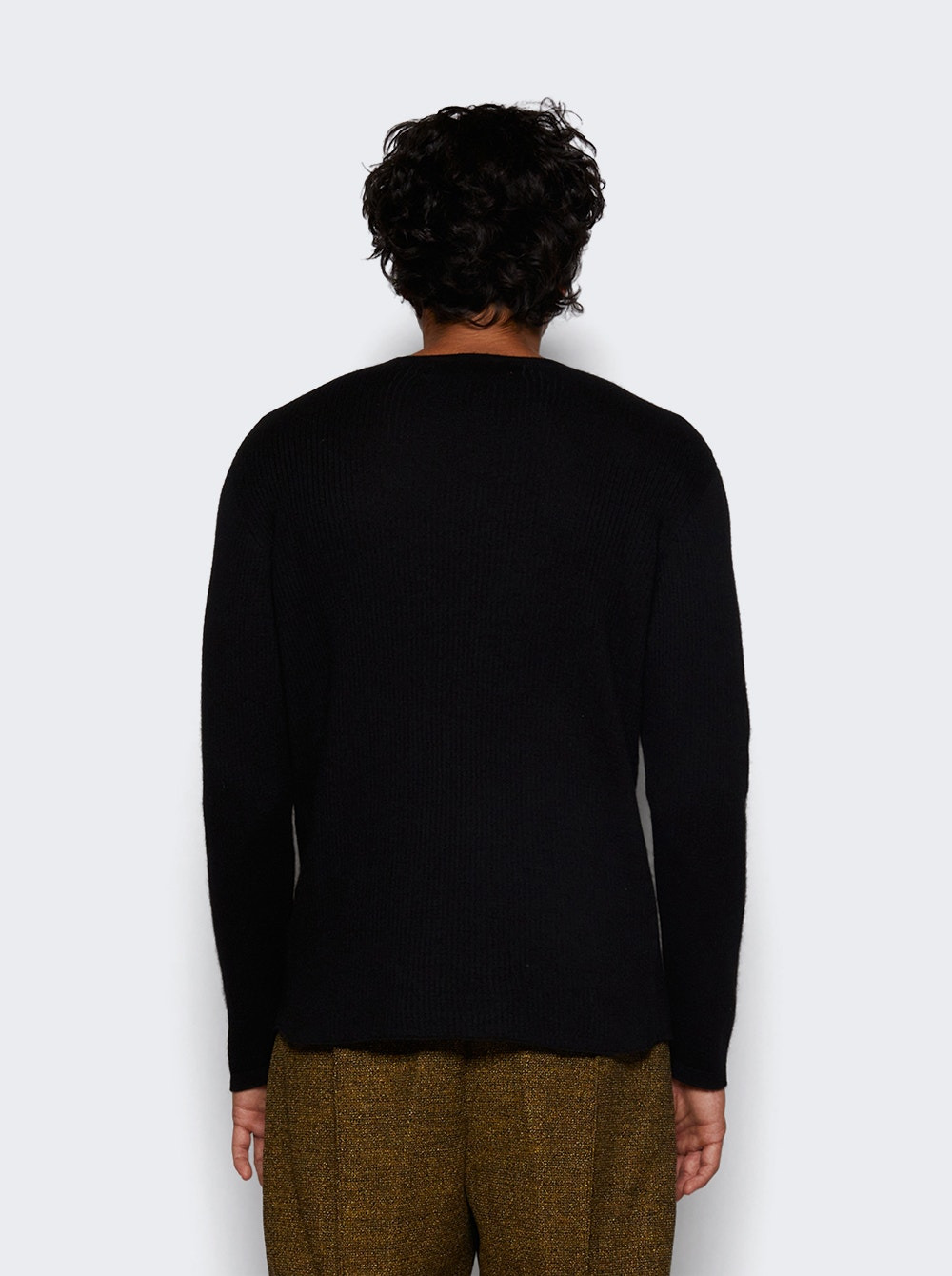 Heavy Delicash Crew Sweater Black - 5