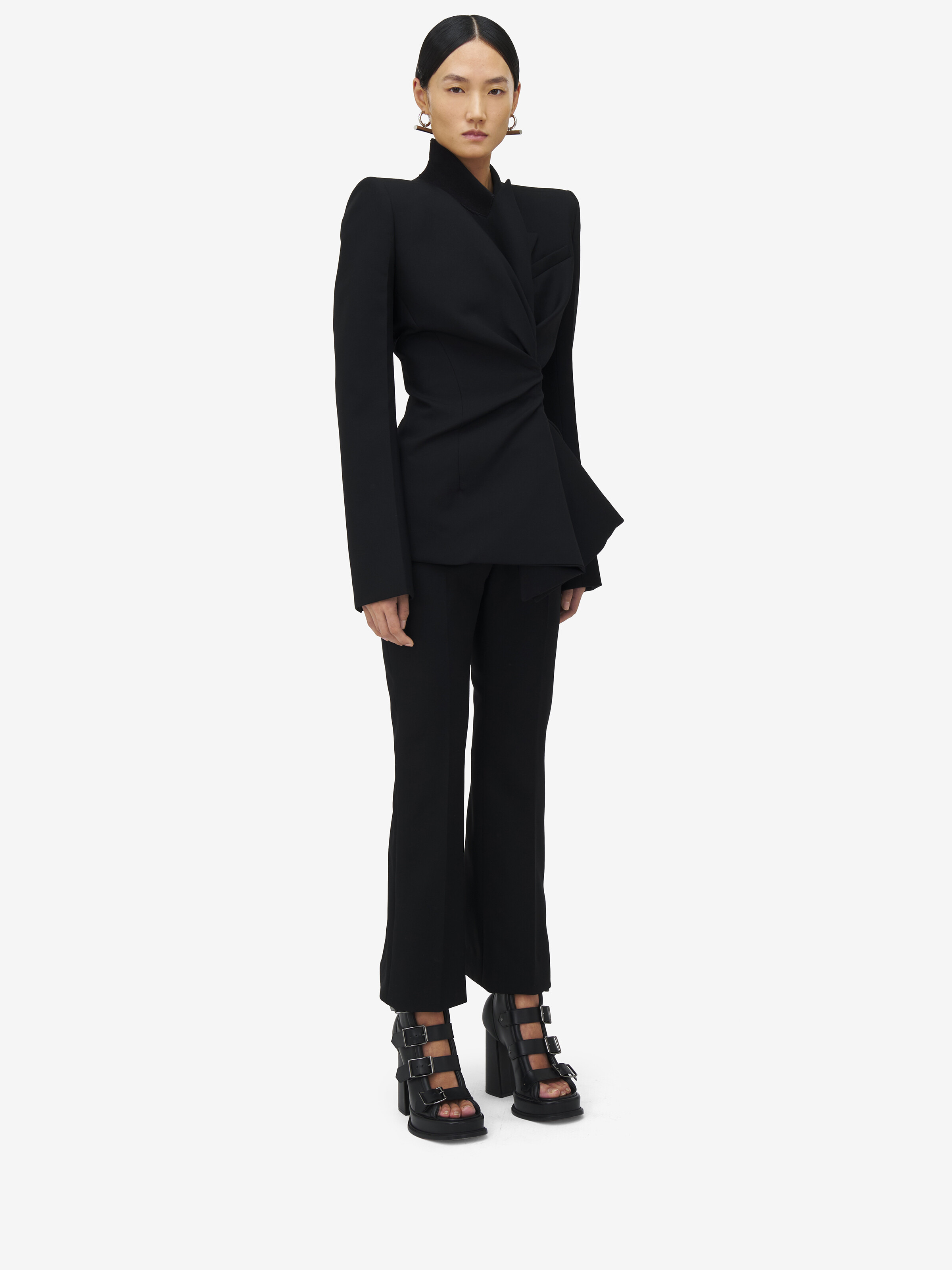 Twisted Lapel Jacket - 4