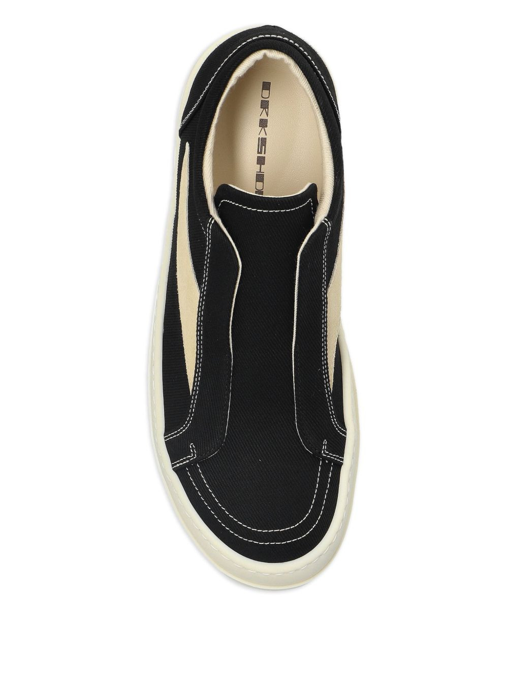 panelled slip-on sneakers - 3