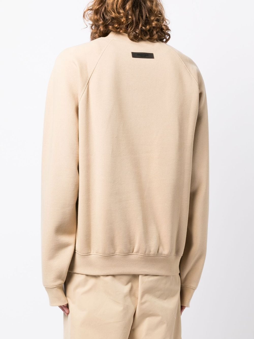raglan-sleeve cotton-blend sweatshirt - 4