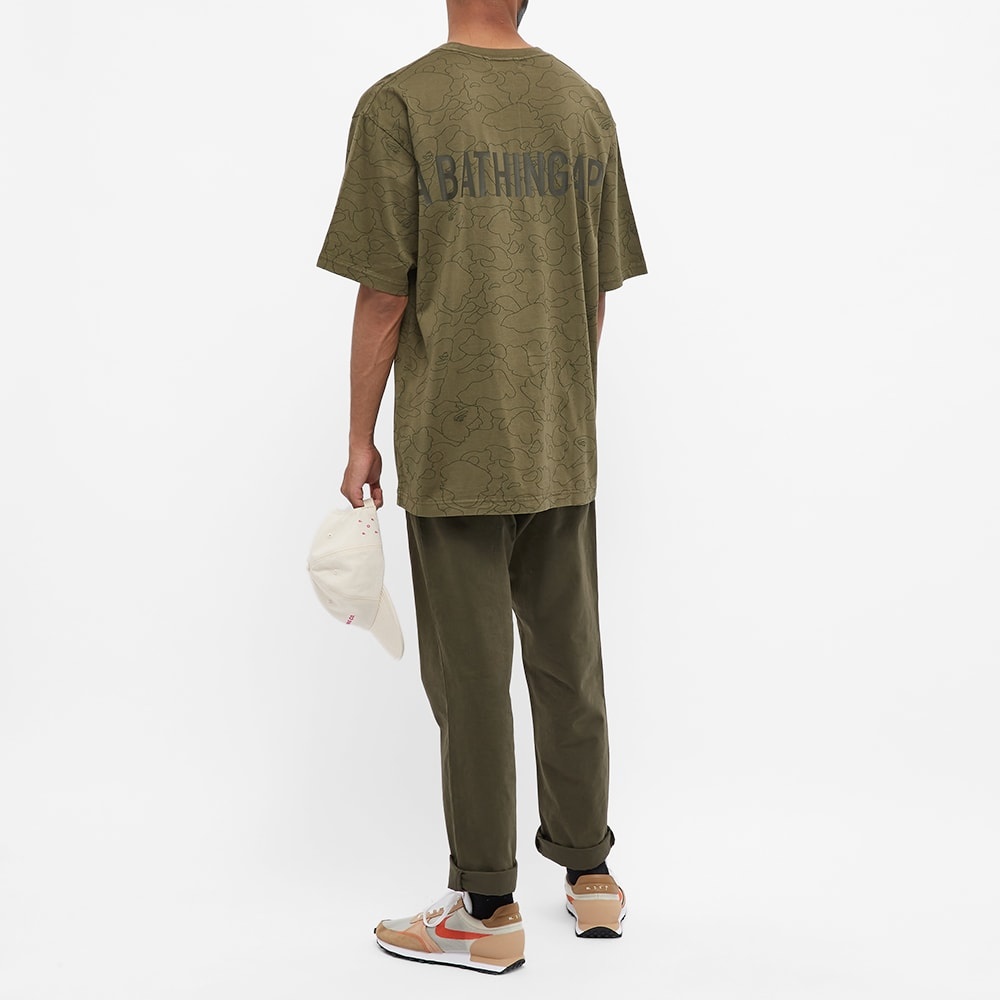 A Bathing Ape Line 1st Camo Washed Relaxed Fit Tee - 7