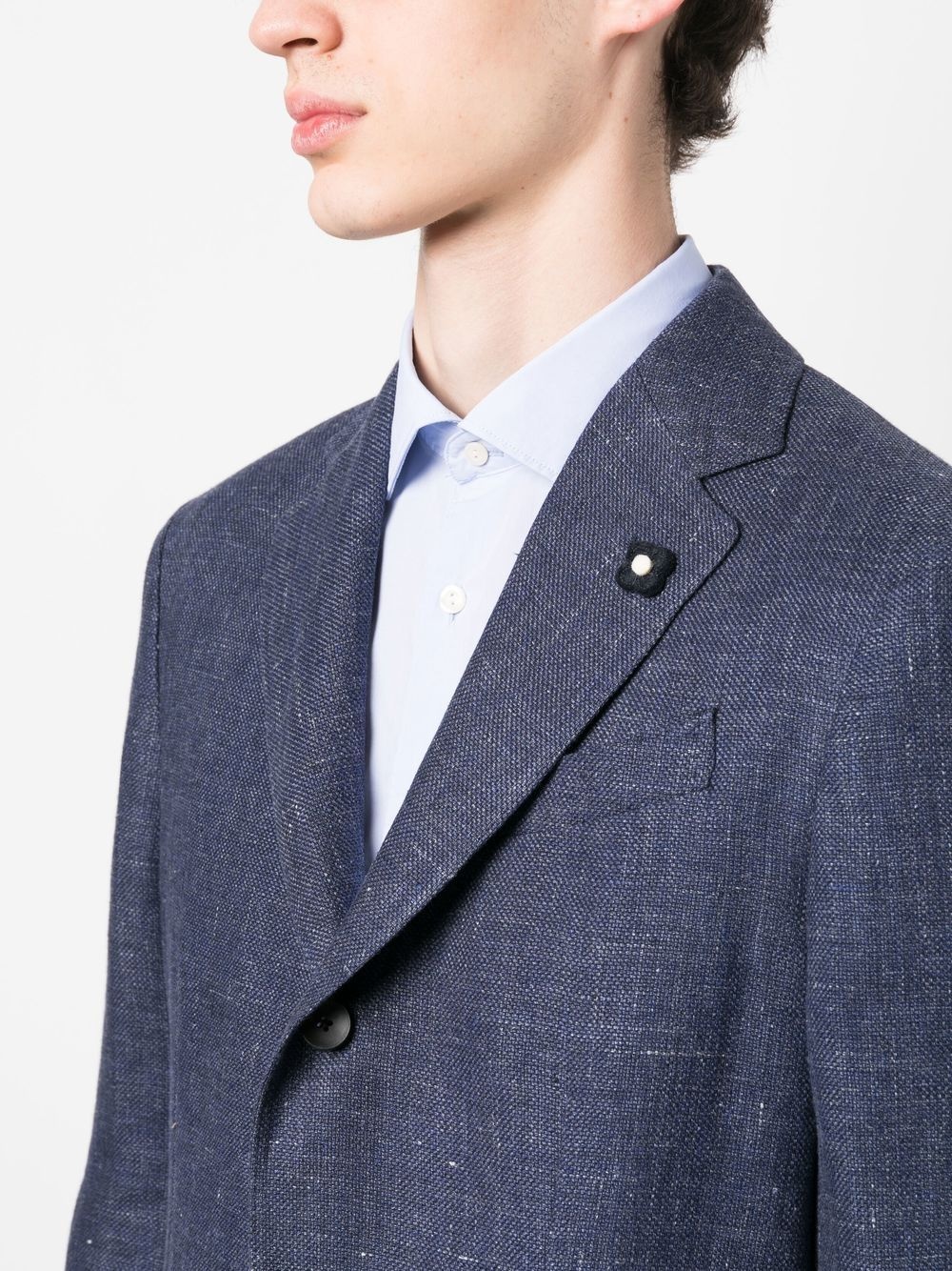 single-breasted blazer - 5