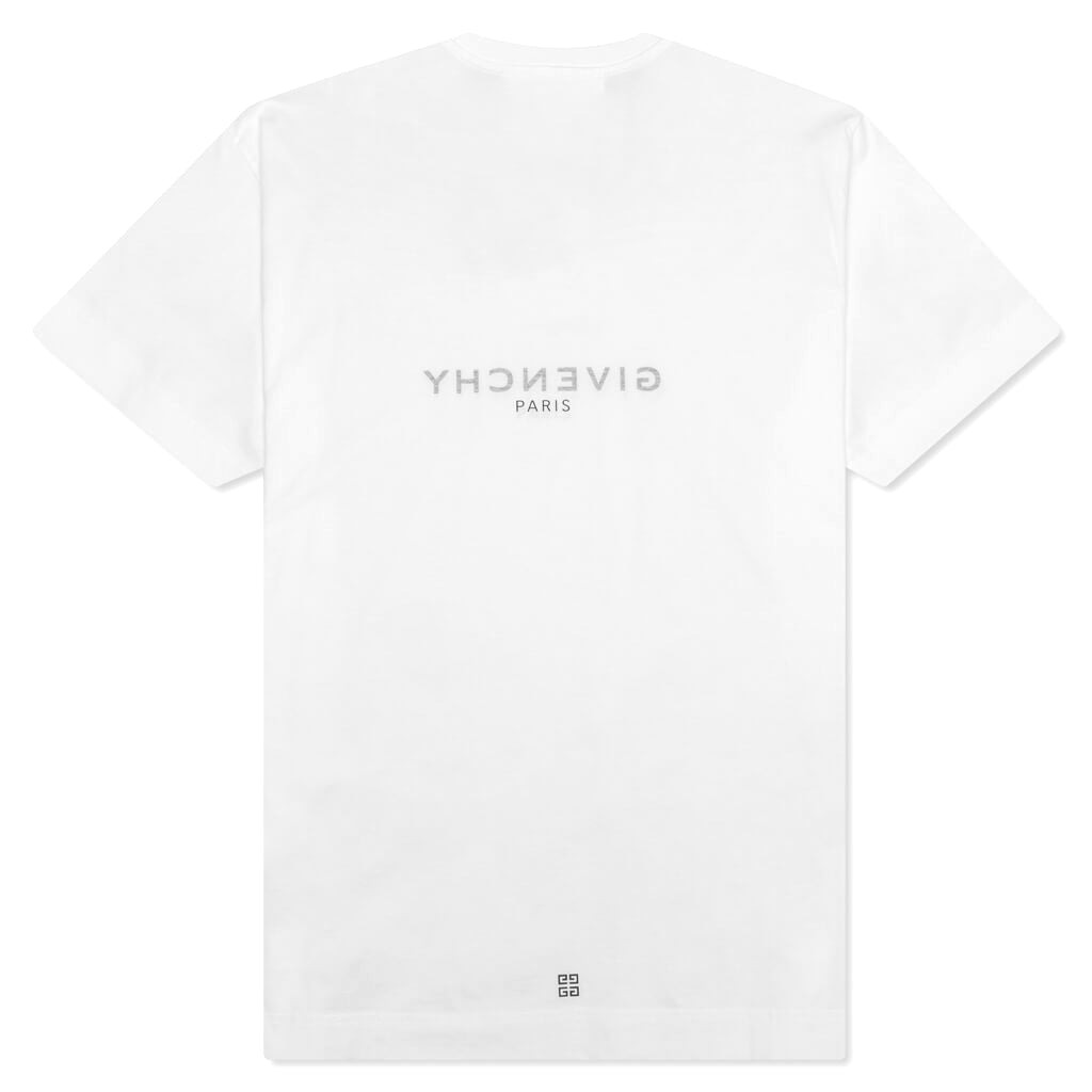 GIVENCHY PARIS REVERSE OVERSIZED SHIRT - WHITE - 2