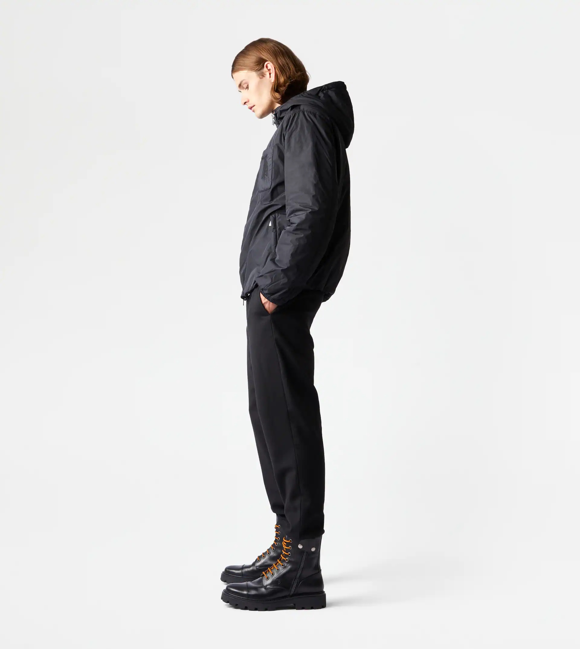 TOD'S PADDED WINDBREAKER - BLACK - 4