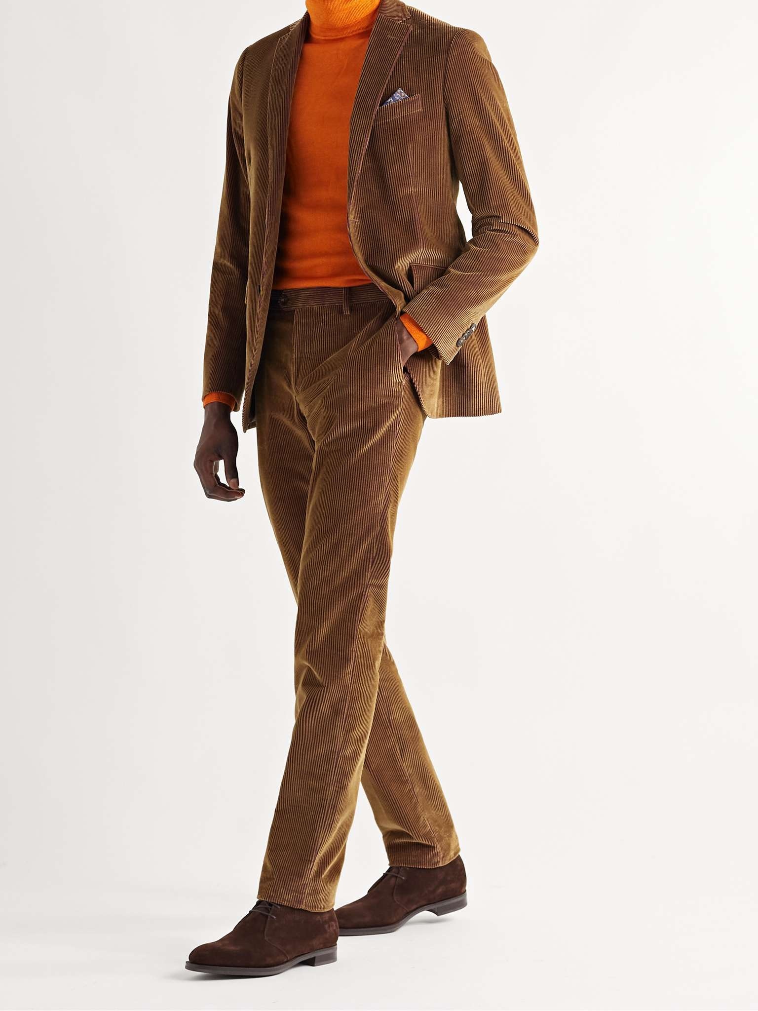 Cotton-Corduroy Suit Trousers - 2