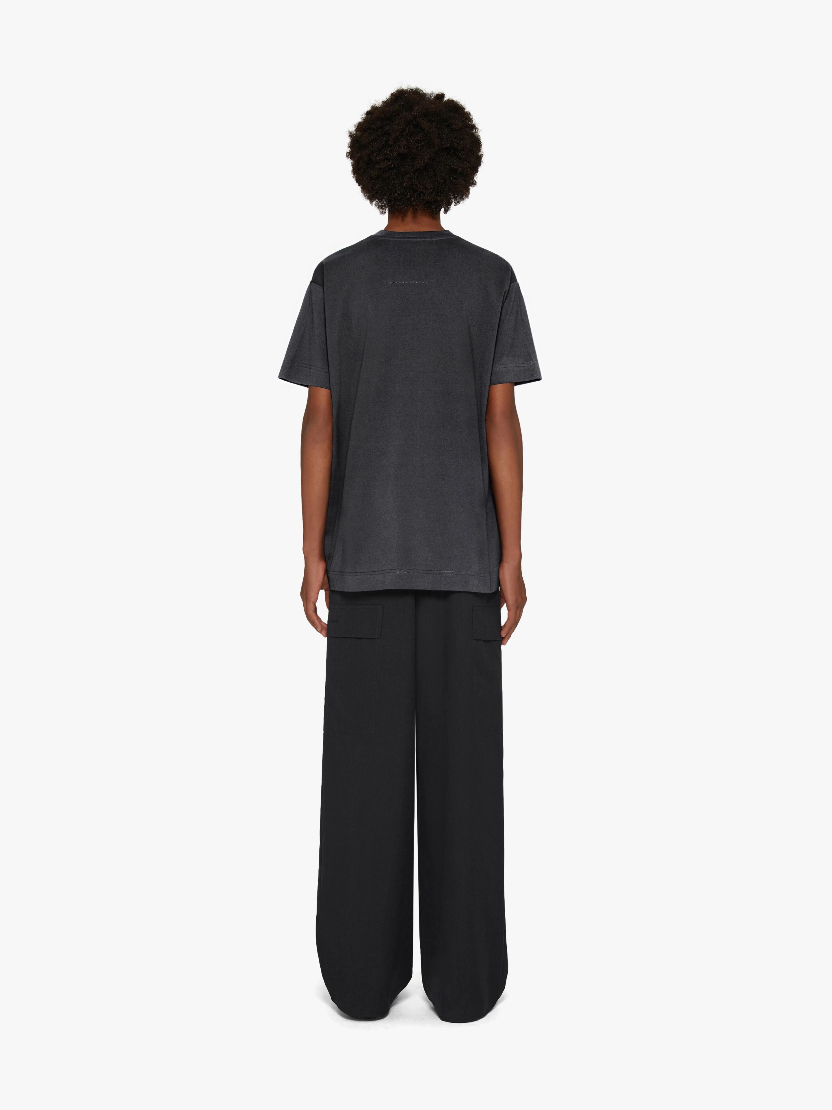 OVERSIZED T-SHIRT IN PRINTED JERSEY - 4