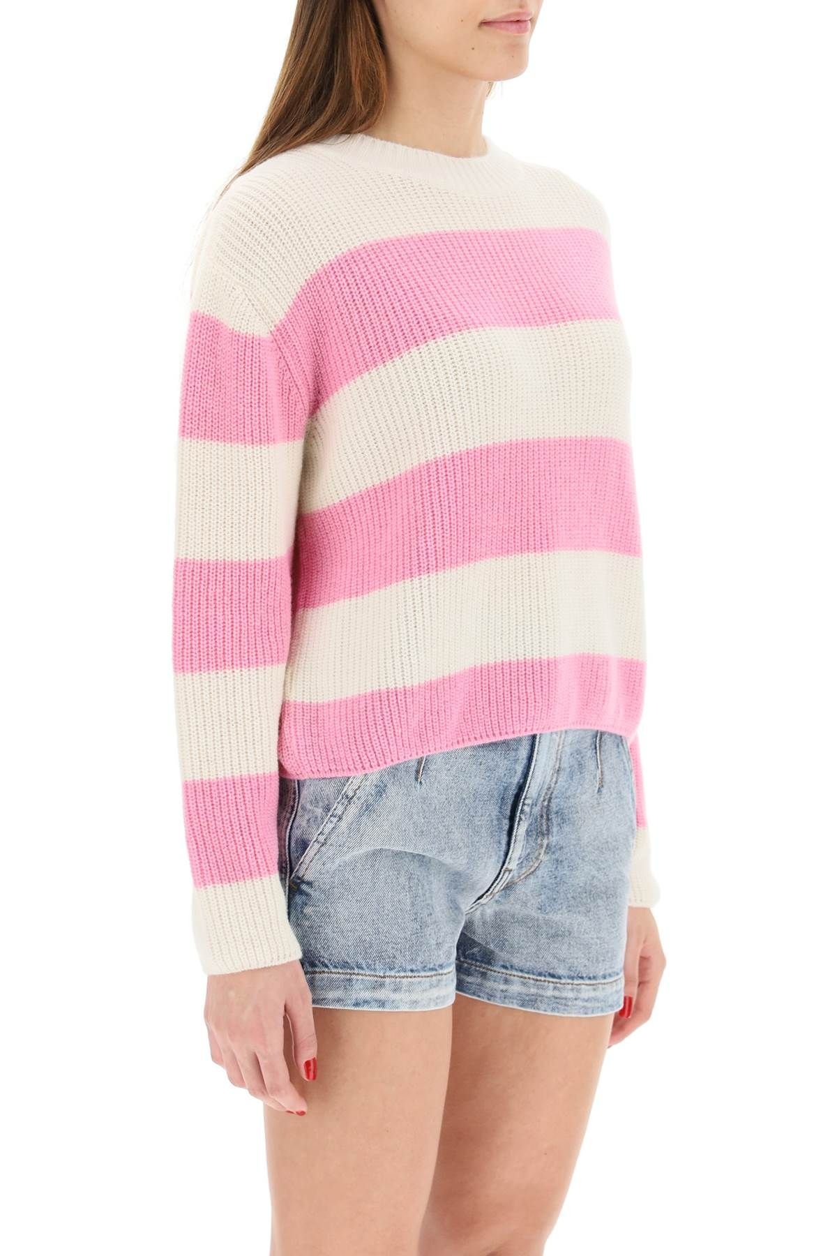 STRIPED BOXY SWEATER - 3