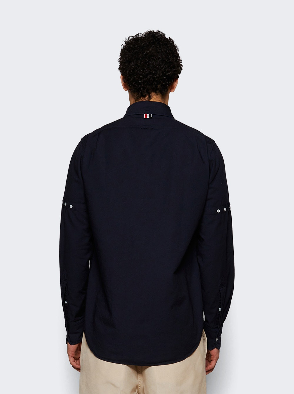 Oxford Armband Shirt Navy - 4