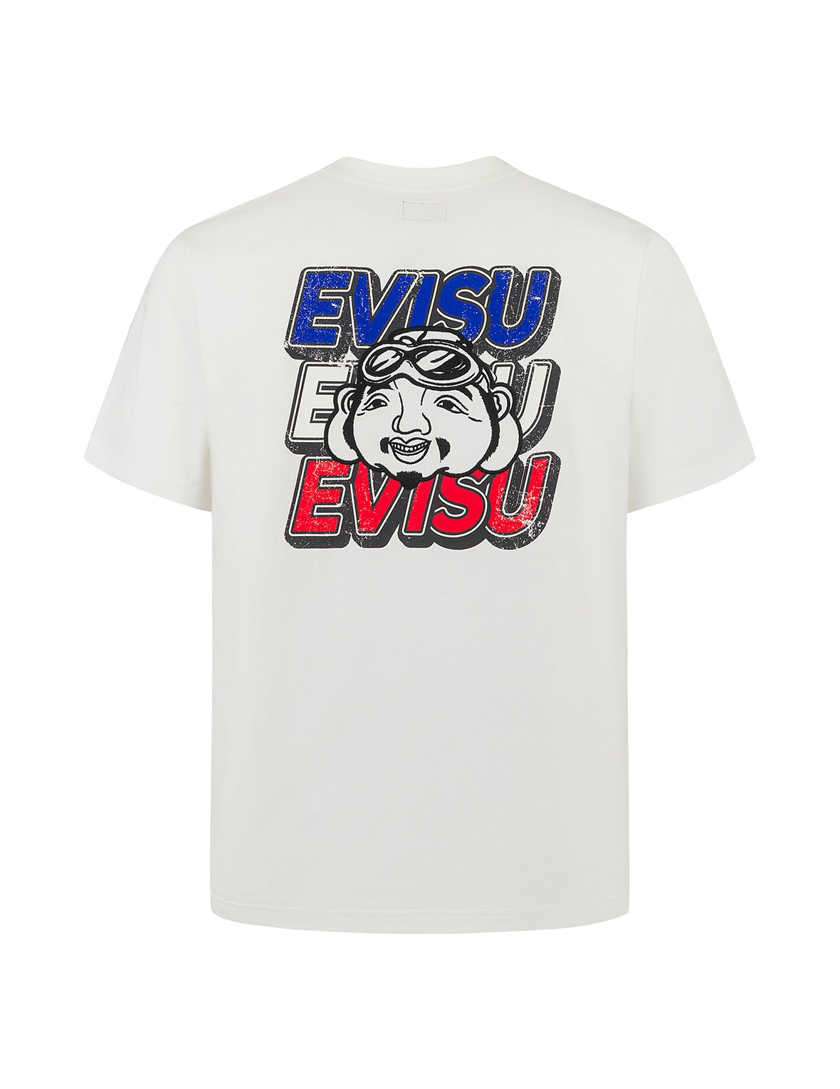 Slogan Print with Godhead Appliqué Embroidery Regular Fit T-Shirt - 11