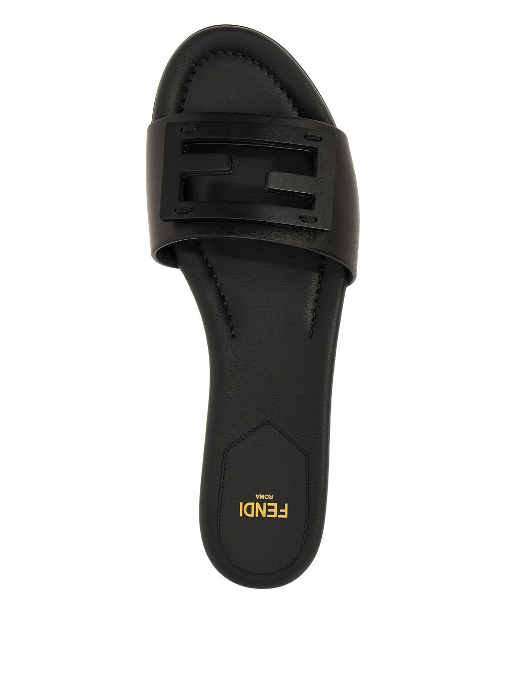 Baguette FF-logo buckle sandals - 4