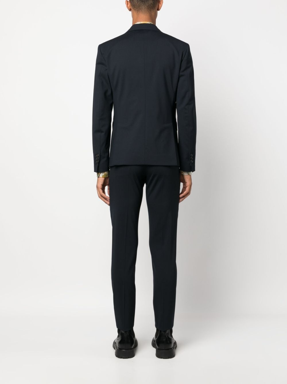 single-breasted wool suit - 4
