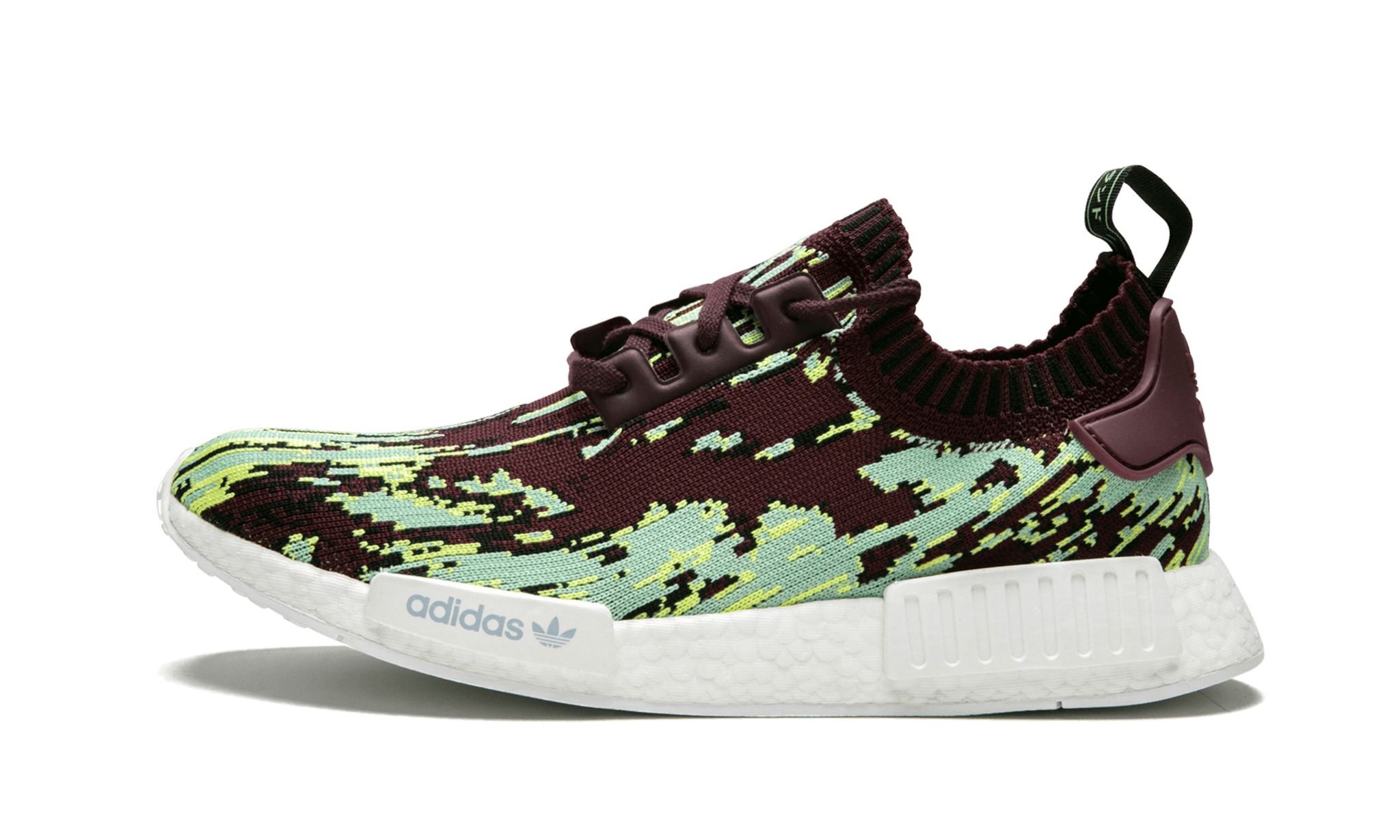 NMD R1 PK "Sneakersnstuff Datamosh 2.0 - Maroon" - 1