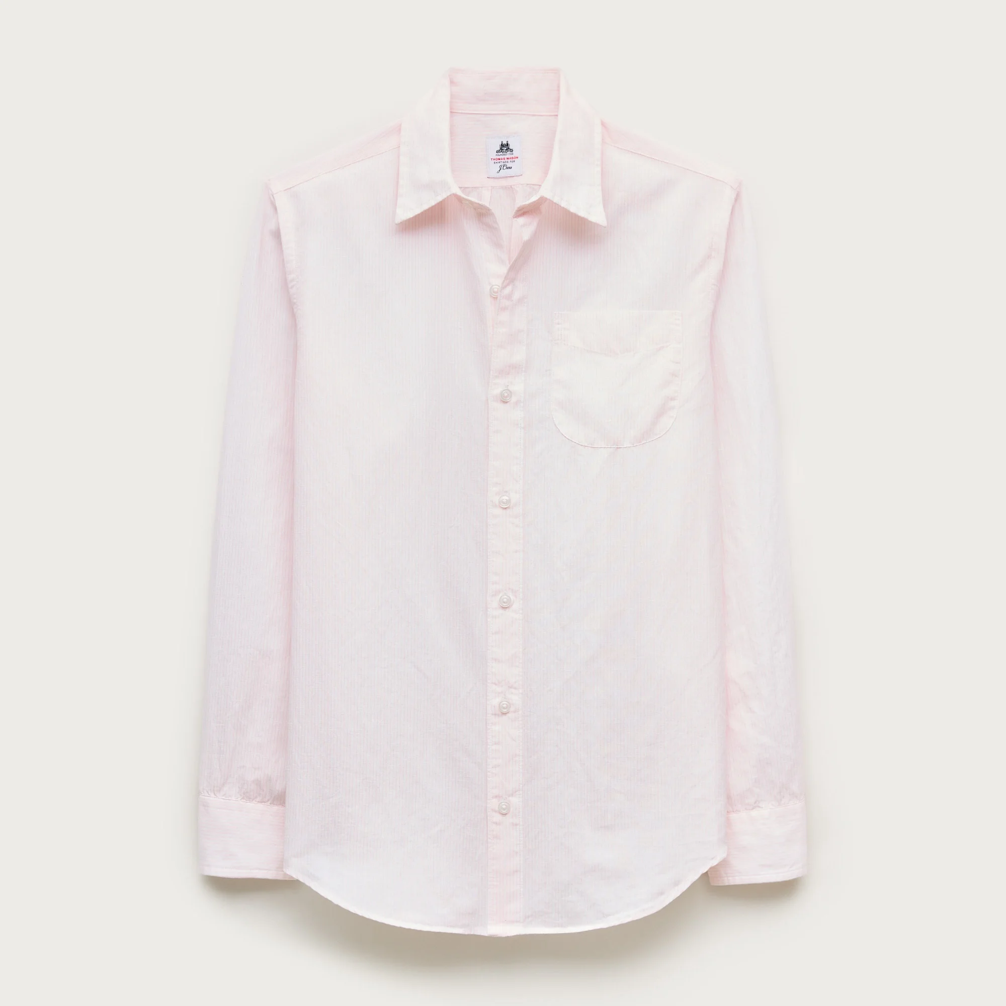 Thomas Mason® for J.Crew cotton-linen blend dress shirt - 1