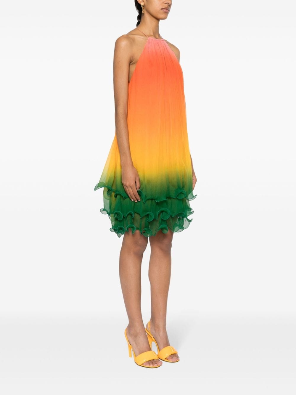 Rainbow Gradient midi dress - 3