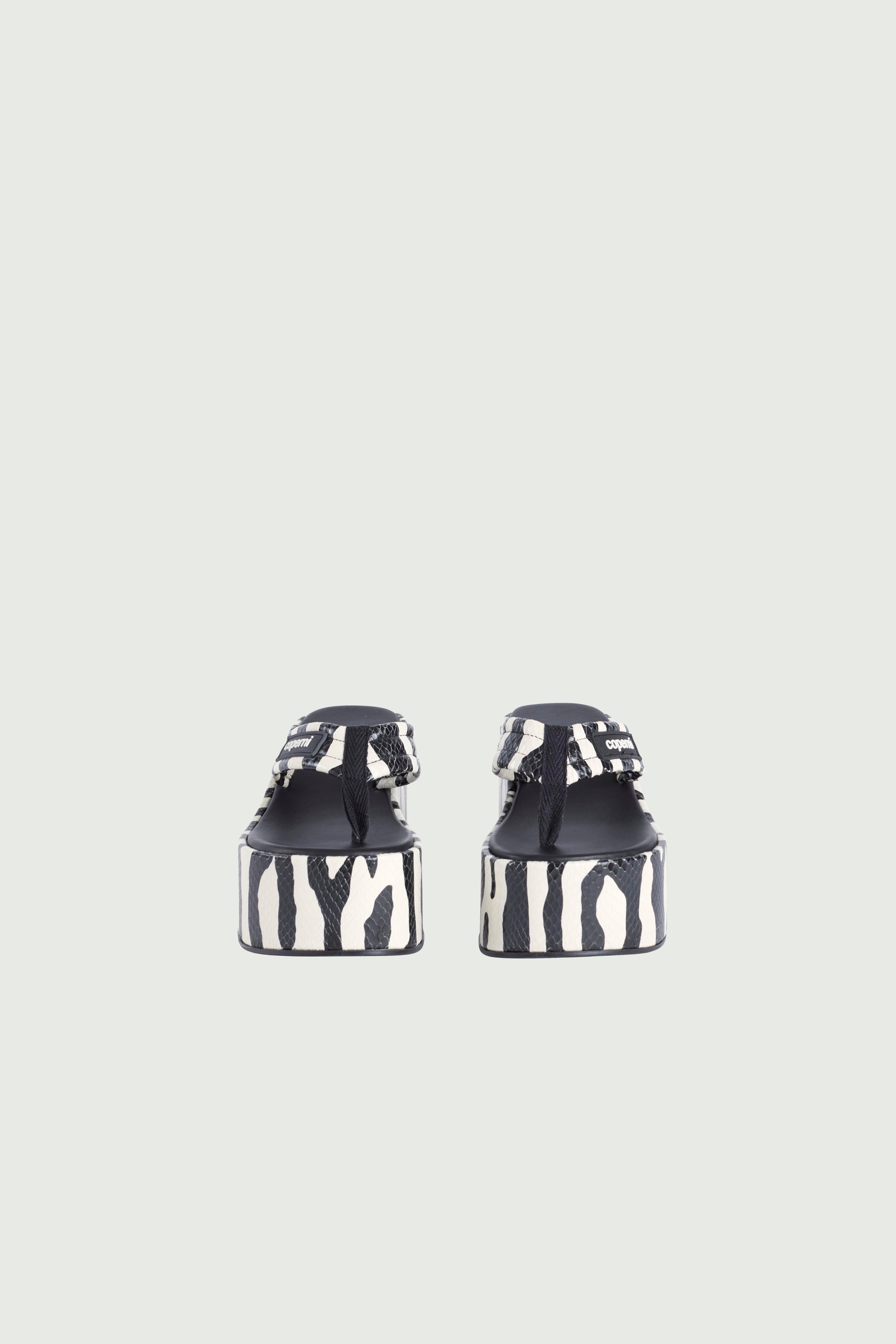 Branded Wedge Sandal - 4