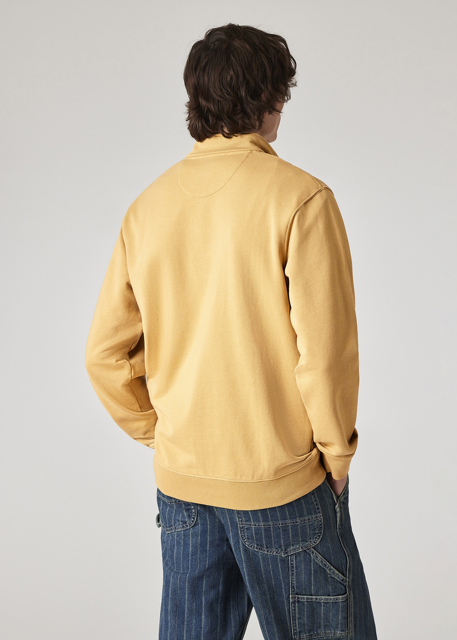 Paul Smith + Lee® Ochre Quarter Zip Sweatshirt - 7