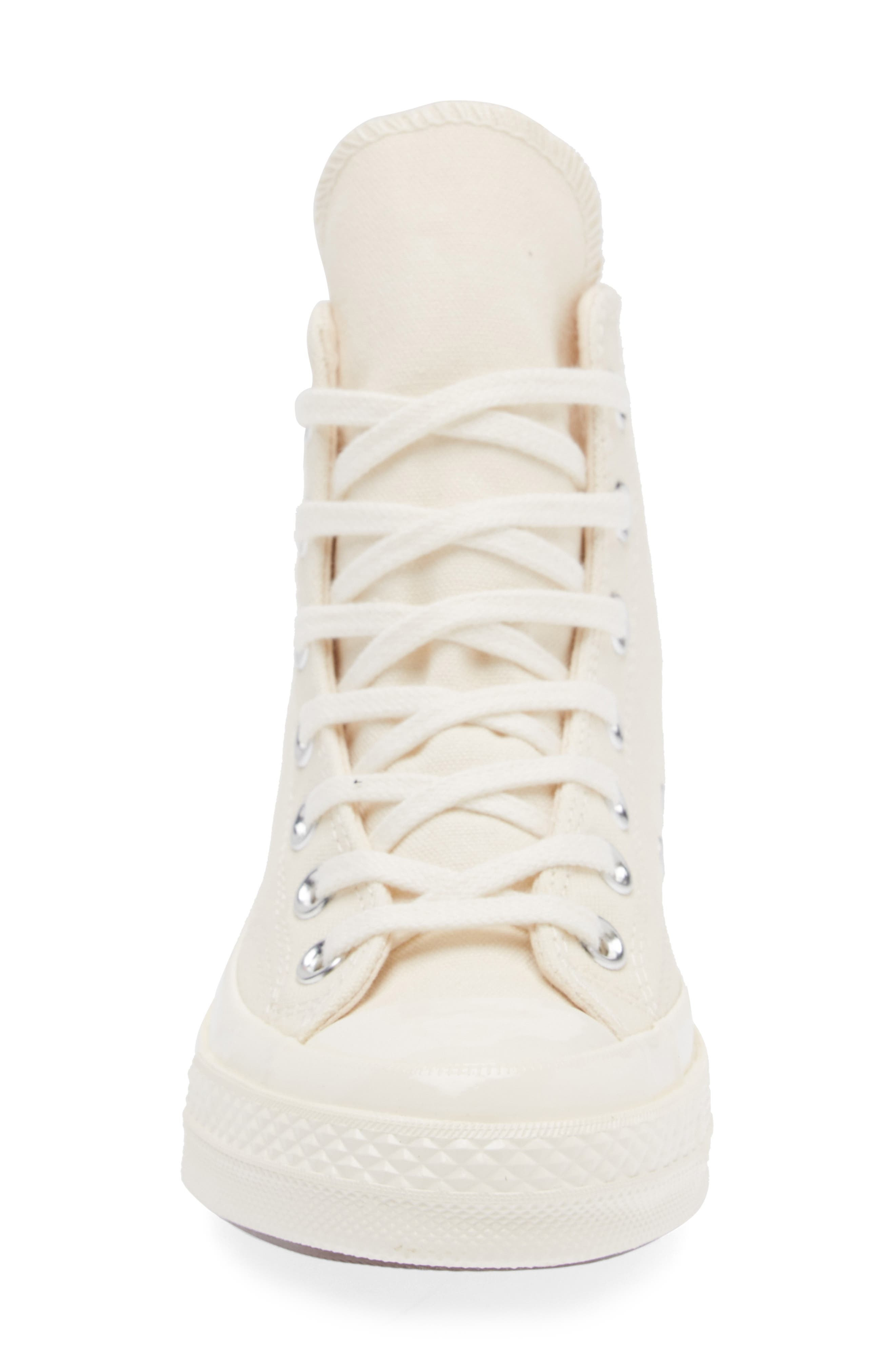 Comme des Garçons PLAY x Converse Chuck Taylor® All Star® Heart High Top Sneaker in Beige at Nordstr - 4