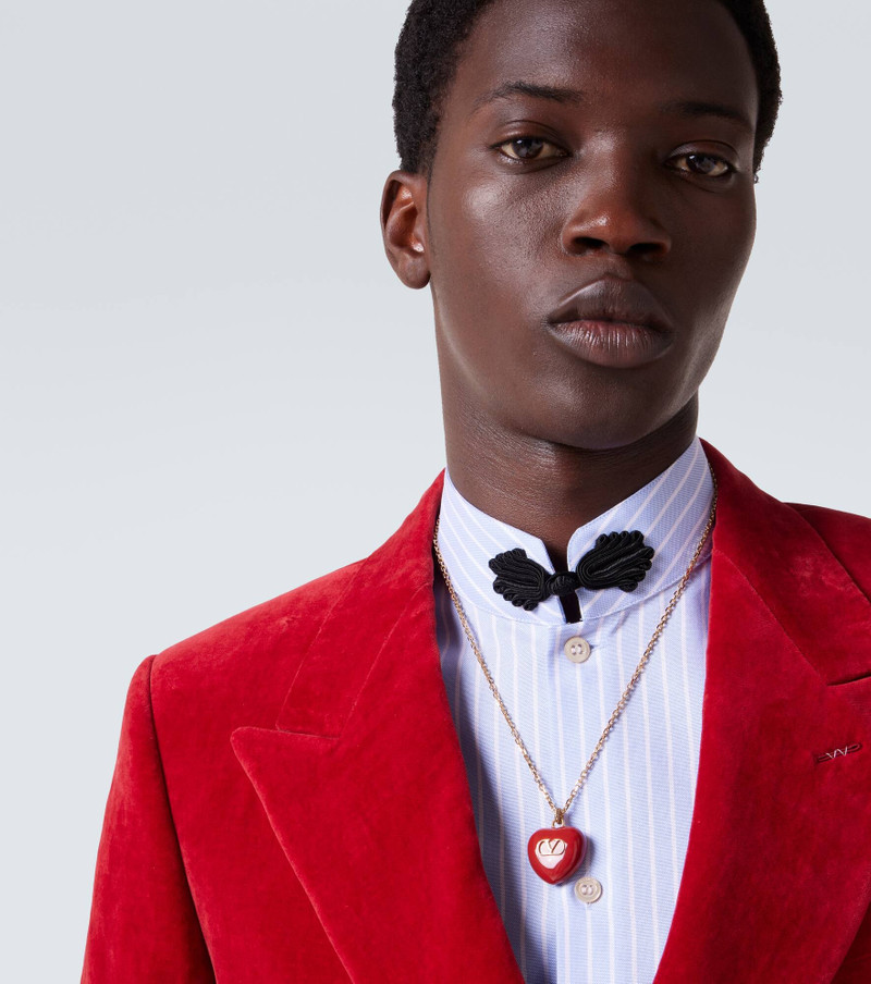 Valentino Cœur Royal VLogo pendant necklace outlook
