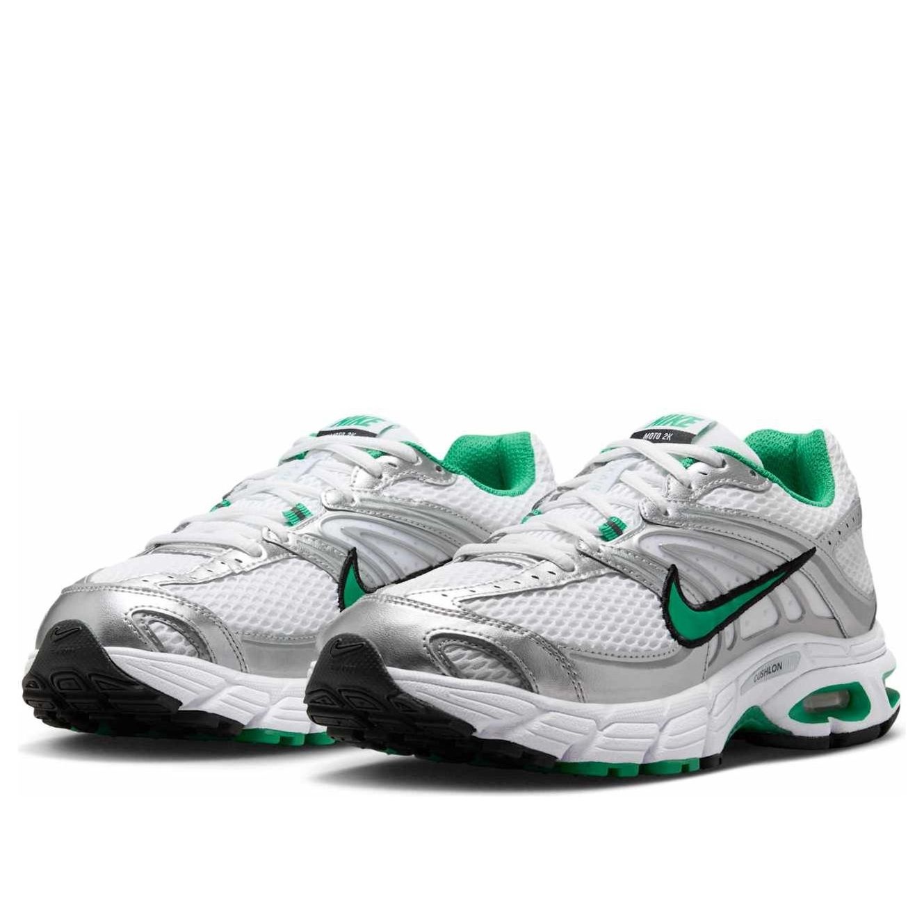 (WMNS) Nike Air Max Moto 2K 'White Silver Green' HQ2056-102 - 3