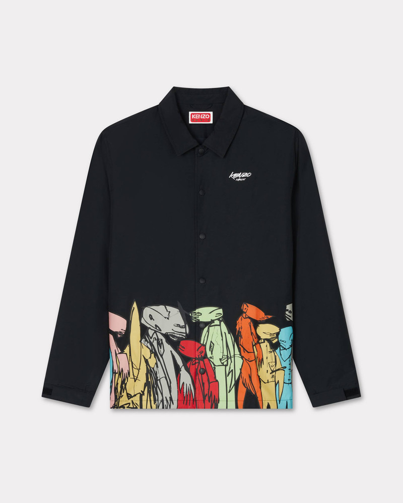 'Kenzo x Futura 2000' padded coach jacket 1