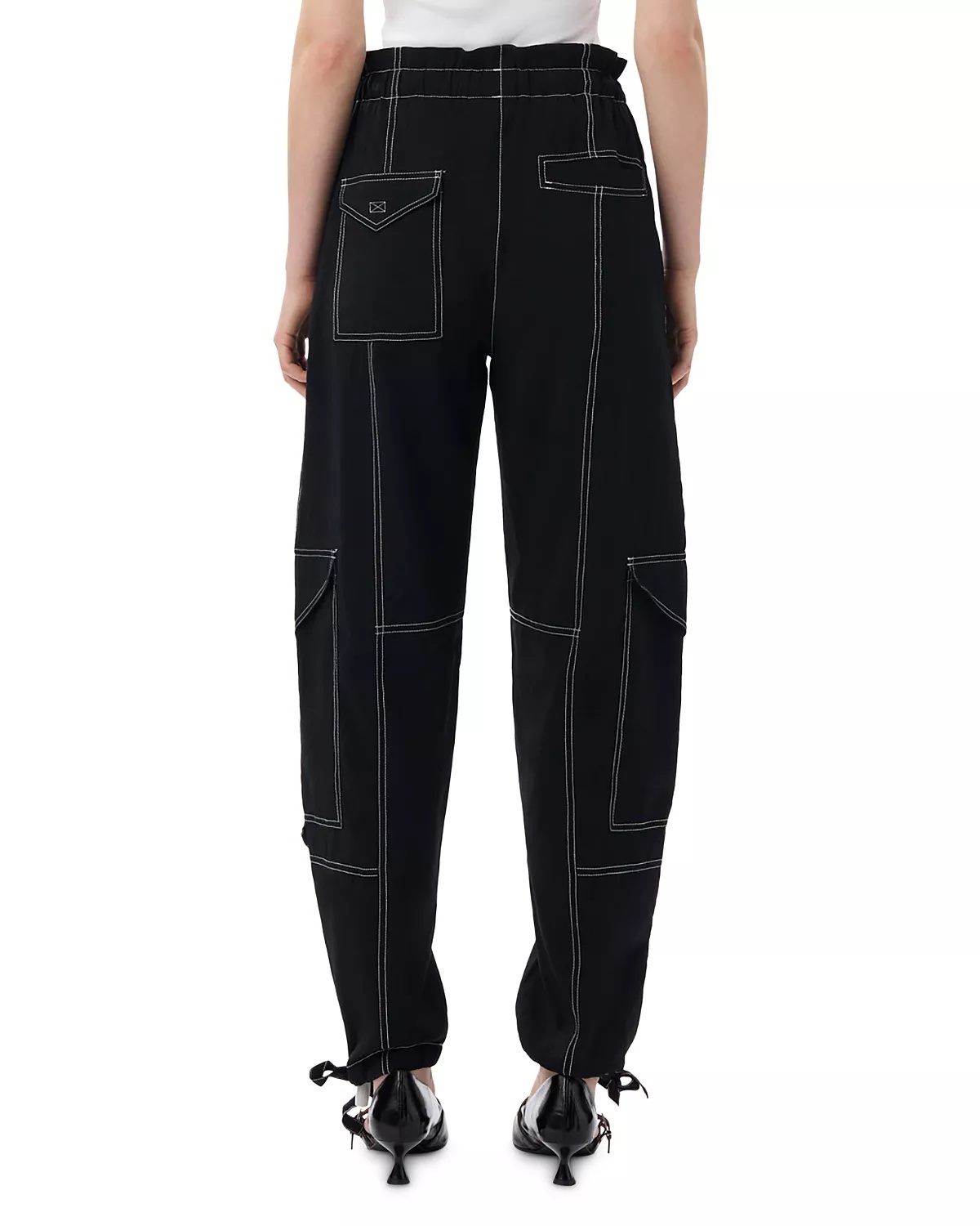Drawstring Cargo Pants - 3