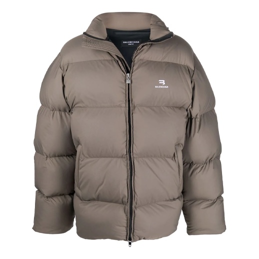 Balenciaga Sporty B Puffer Jacket 'Brown' 681440TJO032122 - 1