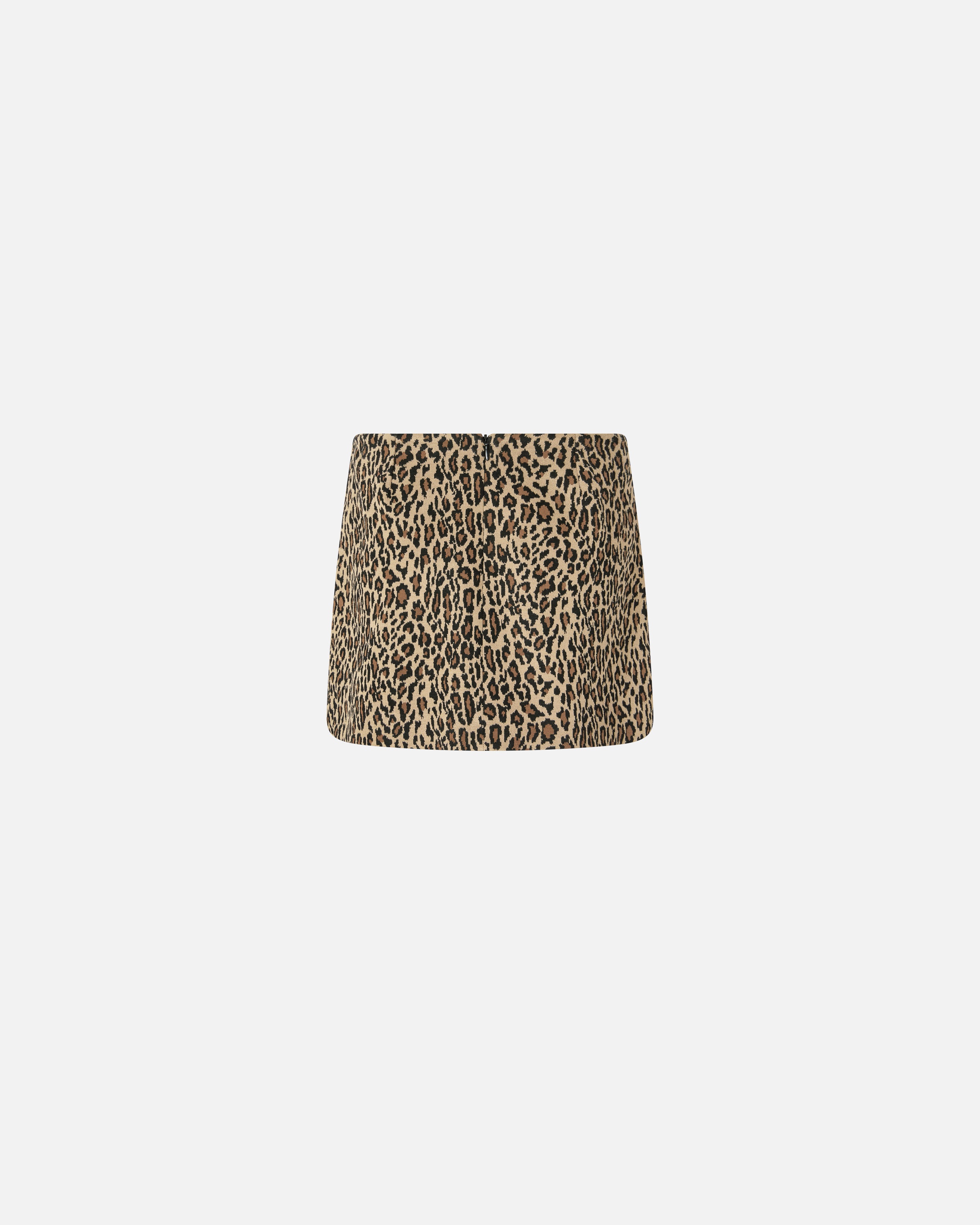 LEOPARD PRINT MINISKIRT - 2