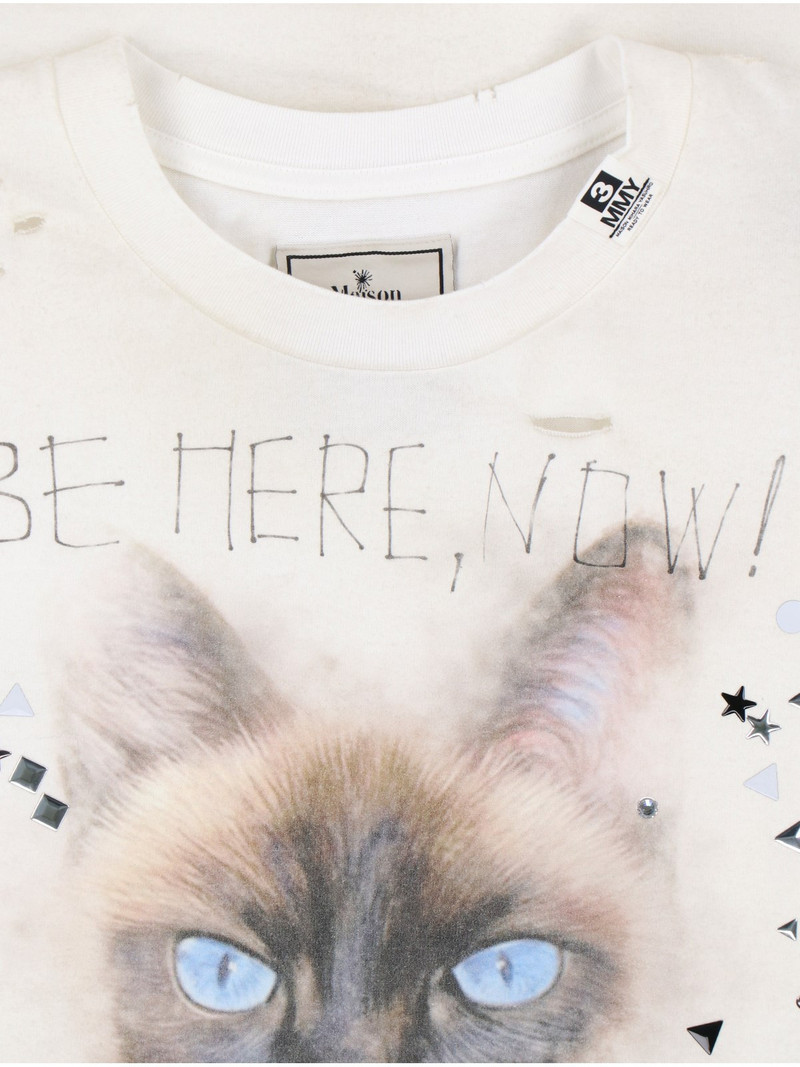 Maison MIHARAYASUHIRO 'CAT' STUDS T-SHIRT outlook