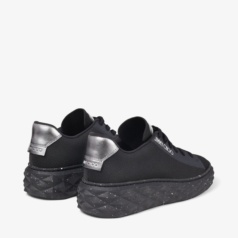 Diamond Light Maxi/f
Black Knit Low-Top Trainers with Platform Sole 7