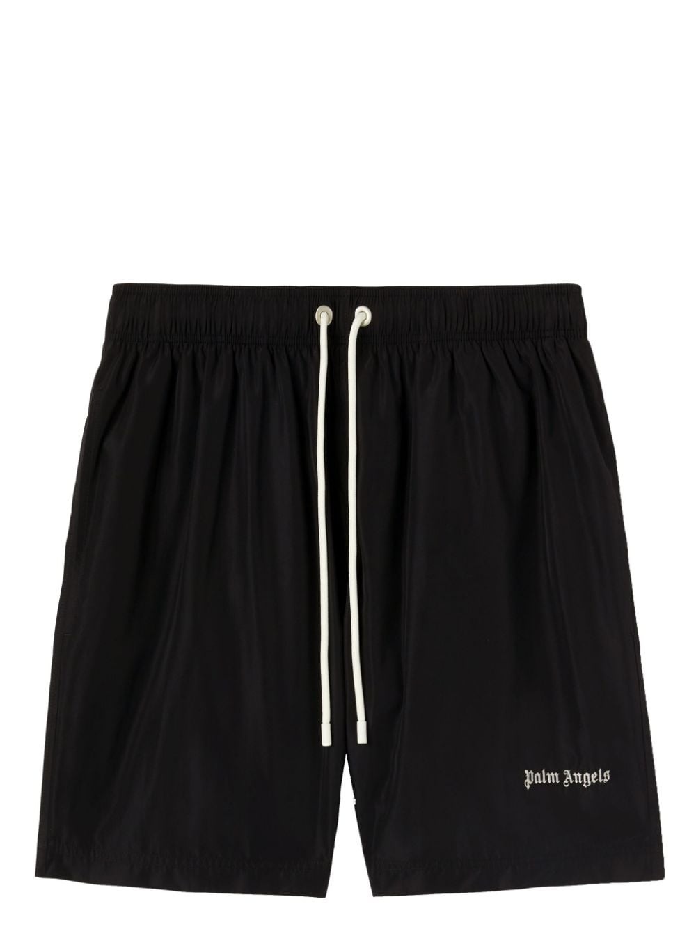 logo-embroidered swim shorts - 1