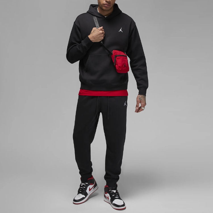 Air Jordan Fleece Pullover Hoodie 'Black' FJ7774-010 - 3
