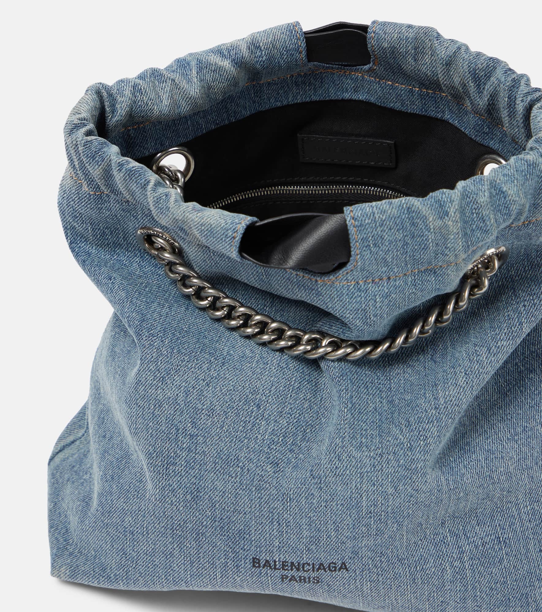 Crush Small denim tote bag - 3