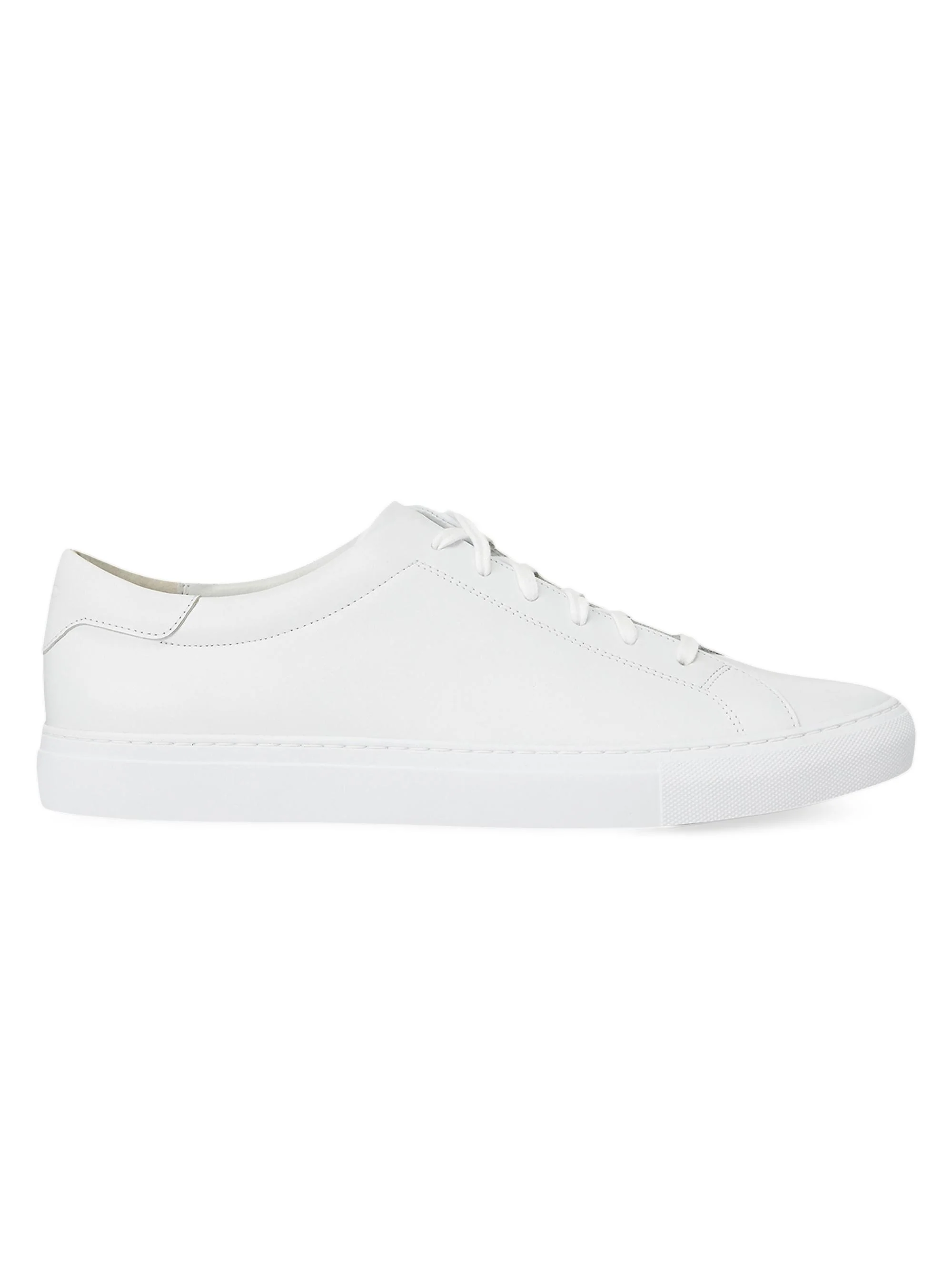 Men's Jermain II Leather Low-Top Sneakers - White - 1