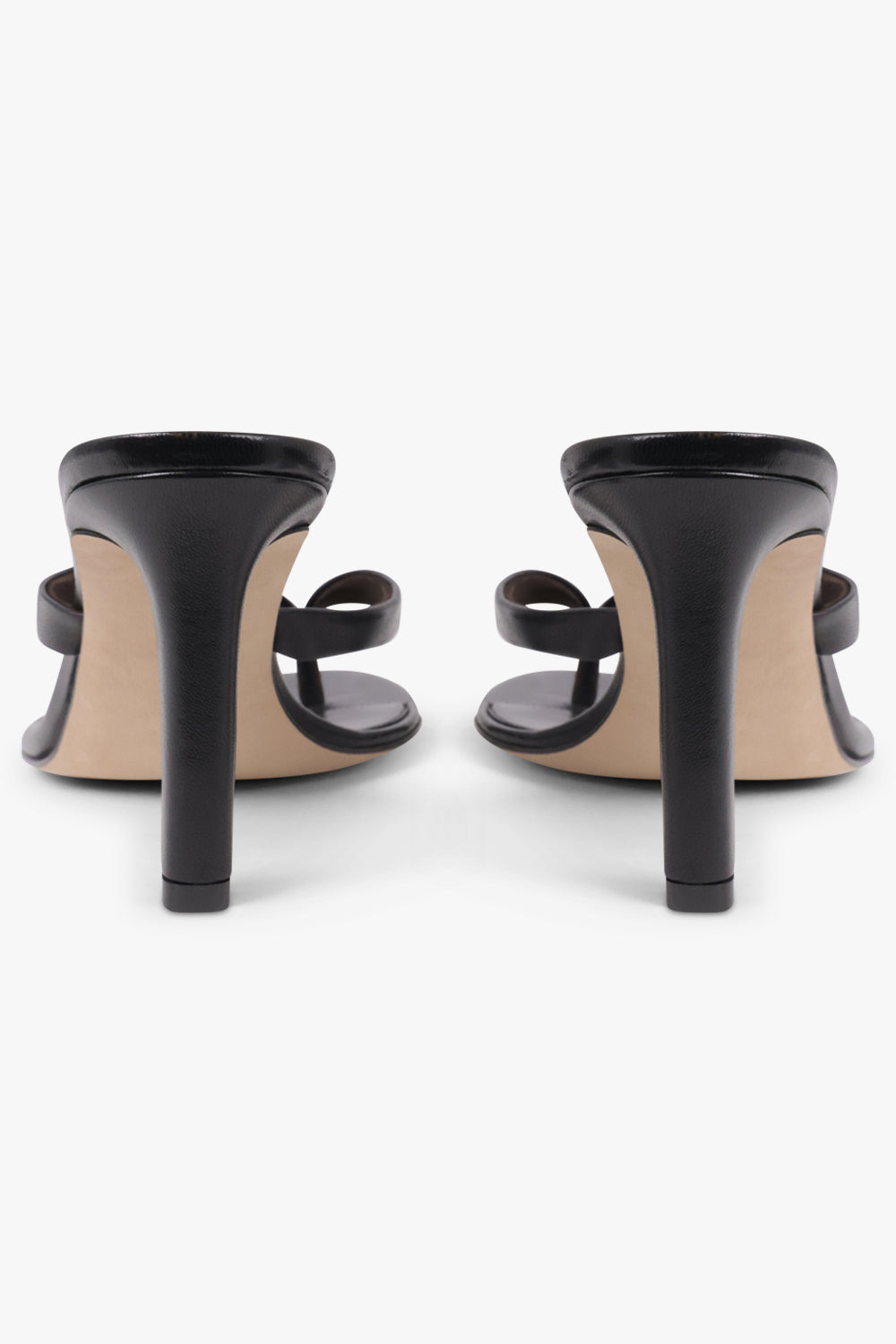 SACHA 90MM THONG HEEL | BLACK - 5