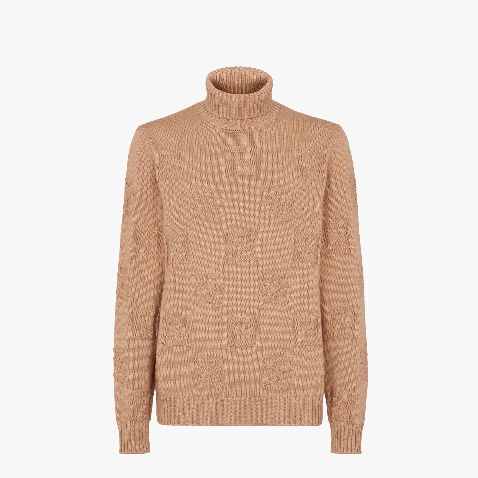 Brown wool sweater - 1