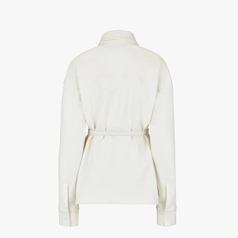 White denim Go-To jacket 2