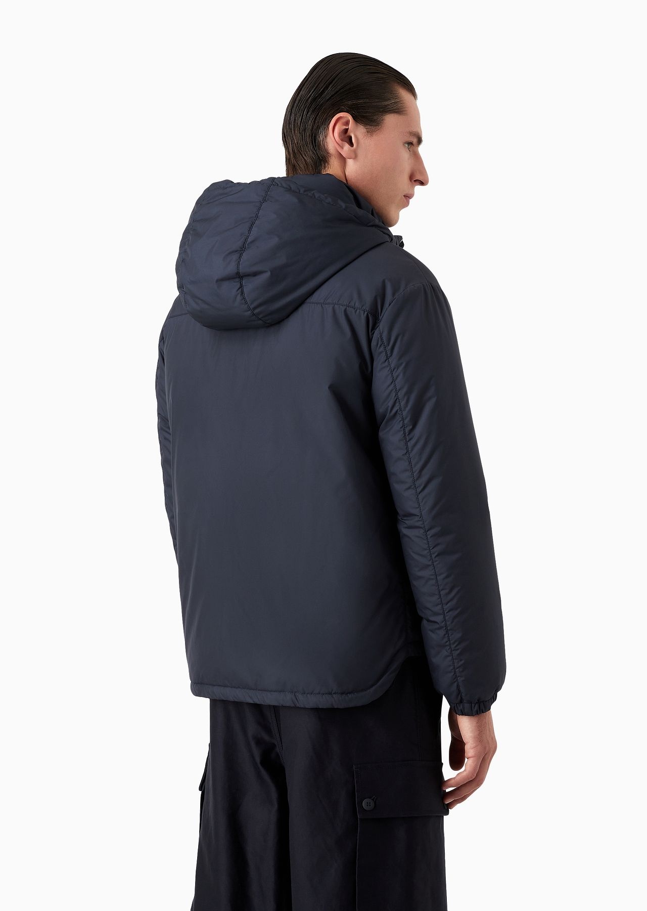 Hooded blouson with goose-down padding ASV - 3