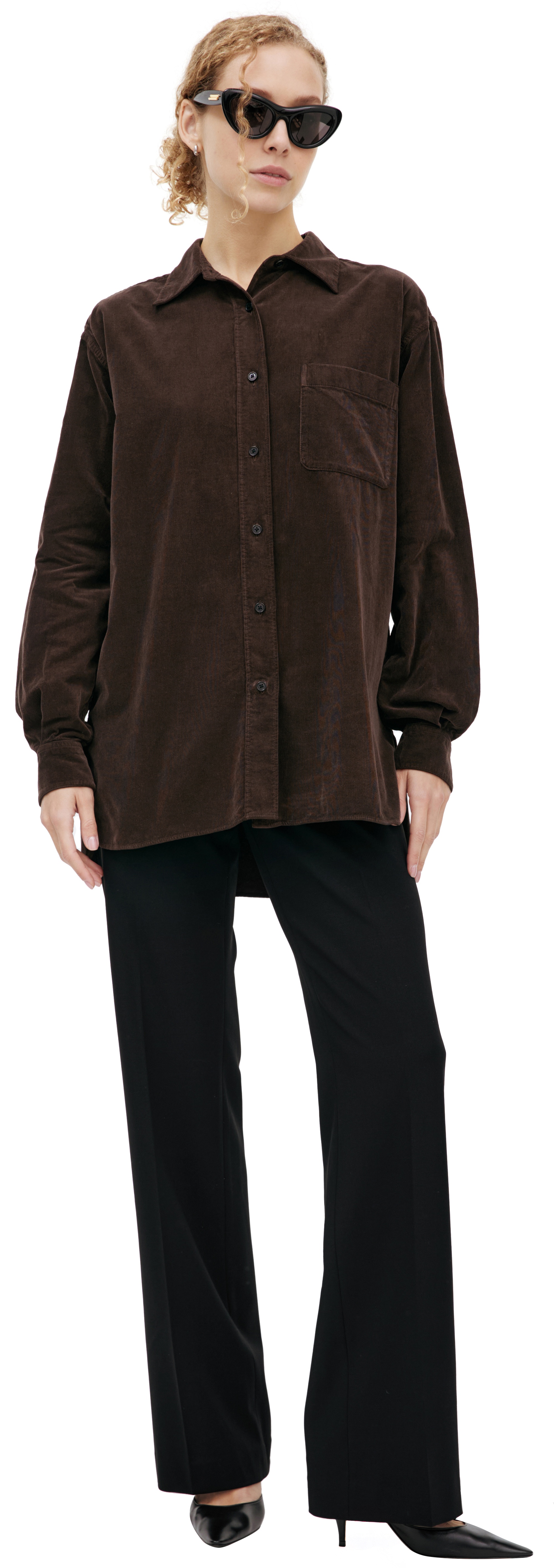 CORDUROY BUTTON-DOWN SHIRT - 1