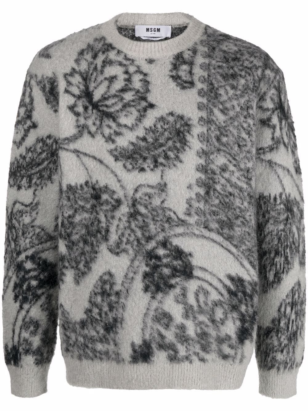 paisley print jumper - 1