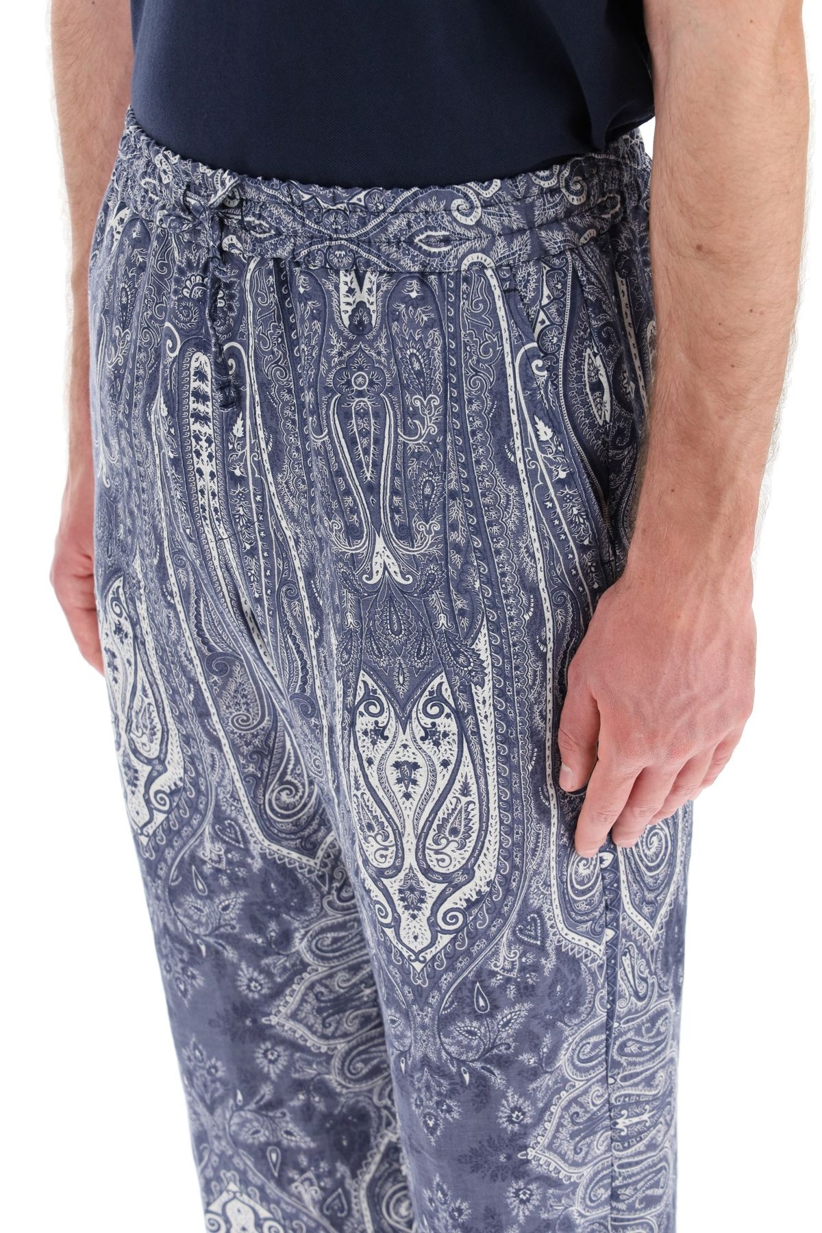 PAISLEY PRINT JOGGERS - 5