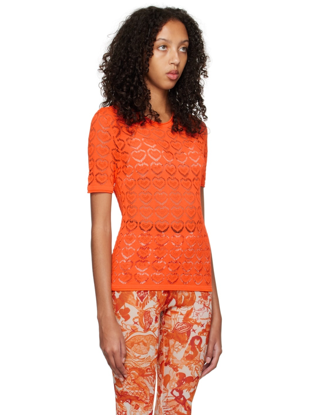 SSENSE Exclusive Orange Blouse - 2