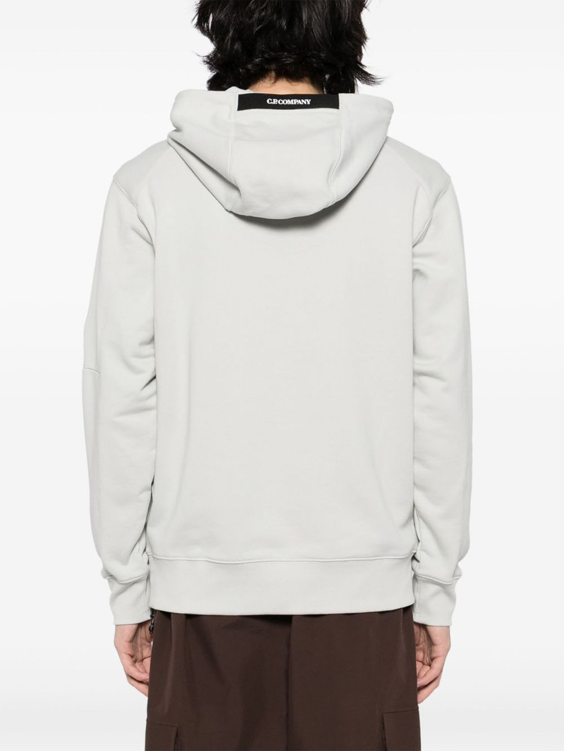 diagonal raised fleece hoodie 4