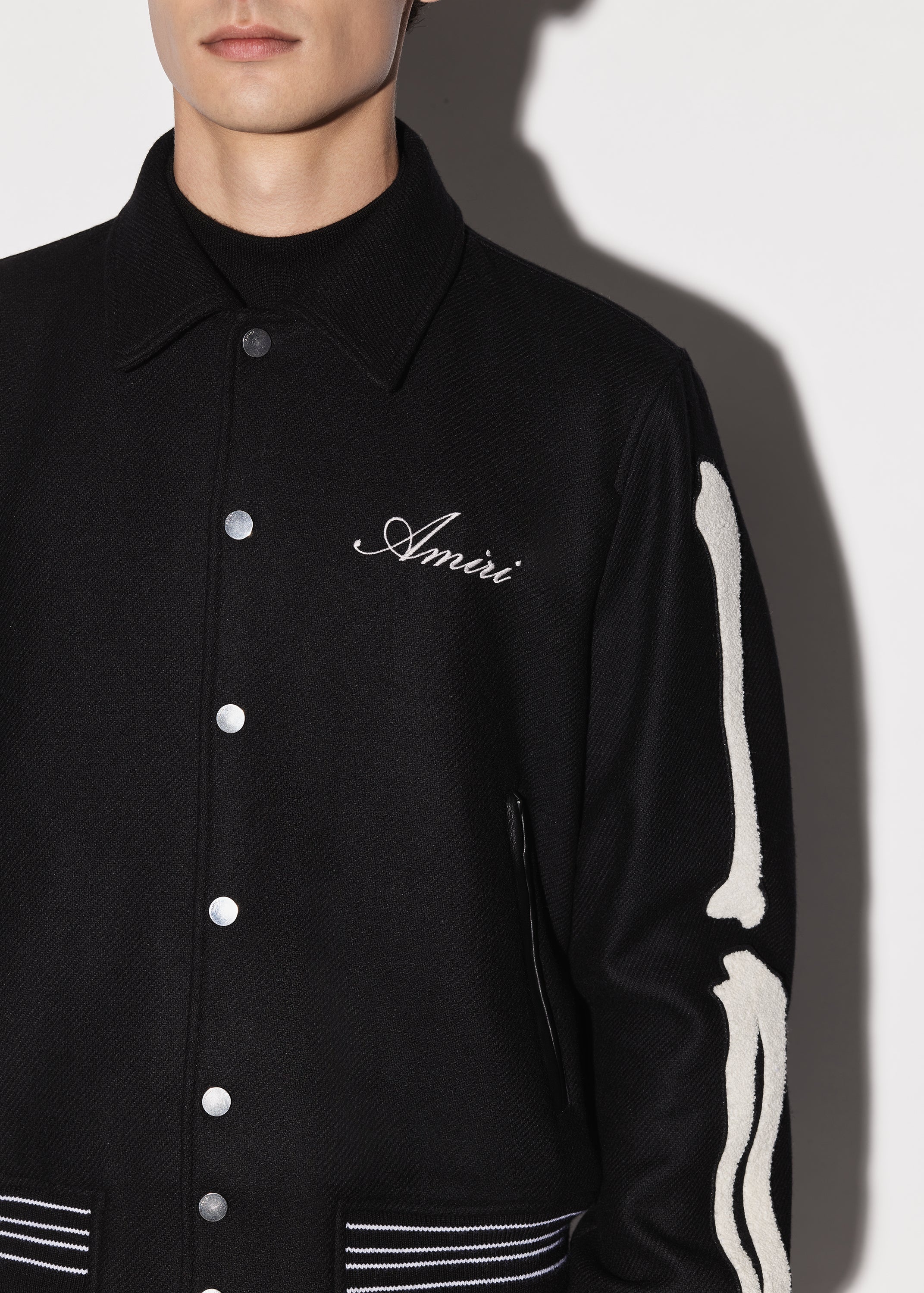 AMIRI BONES VARSITY JACKET | REVERSIBLE