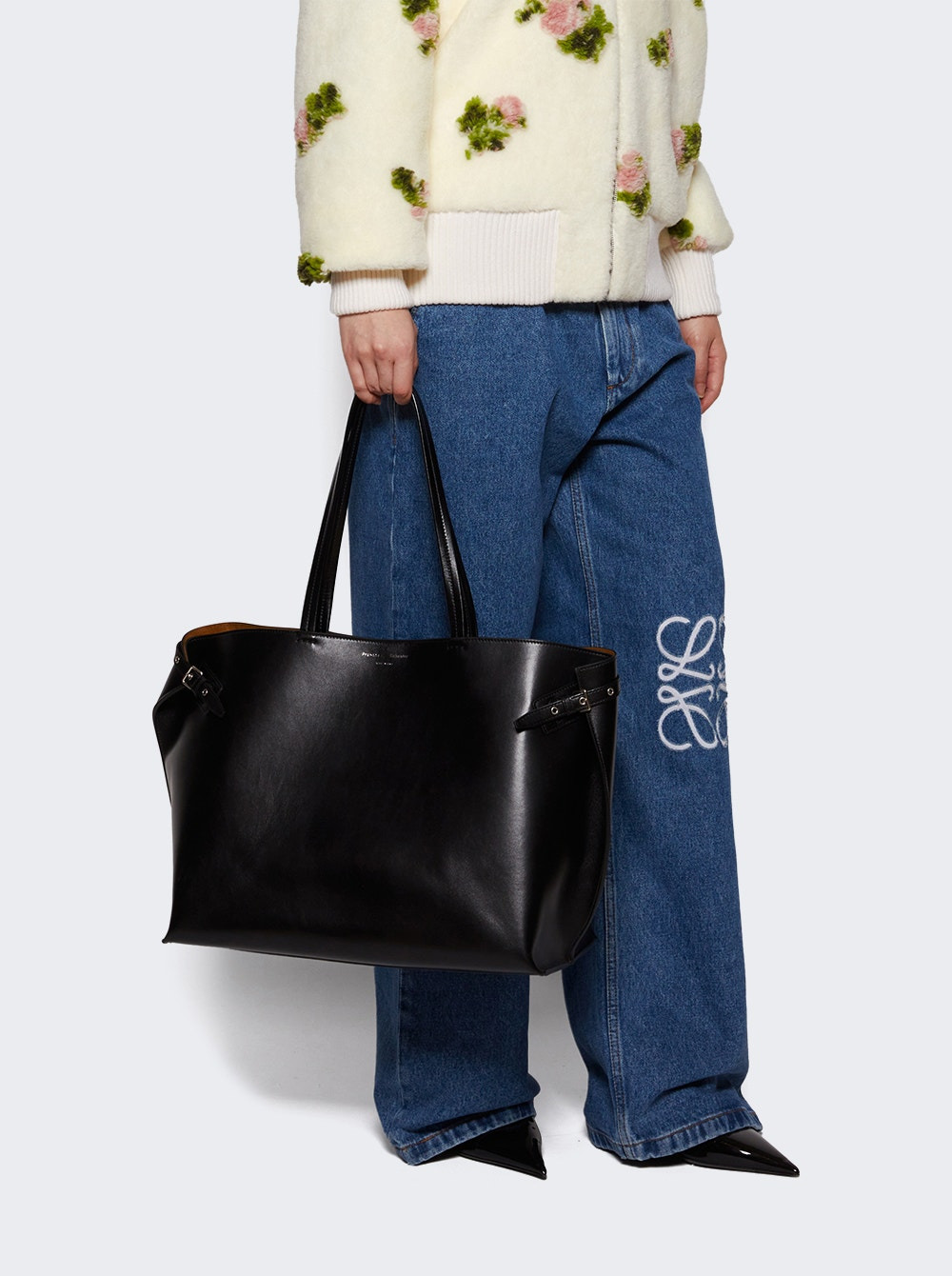 Days Carryall In Smooth Calf Leather Black - 2