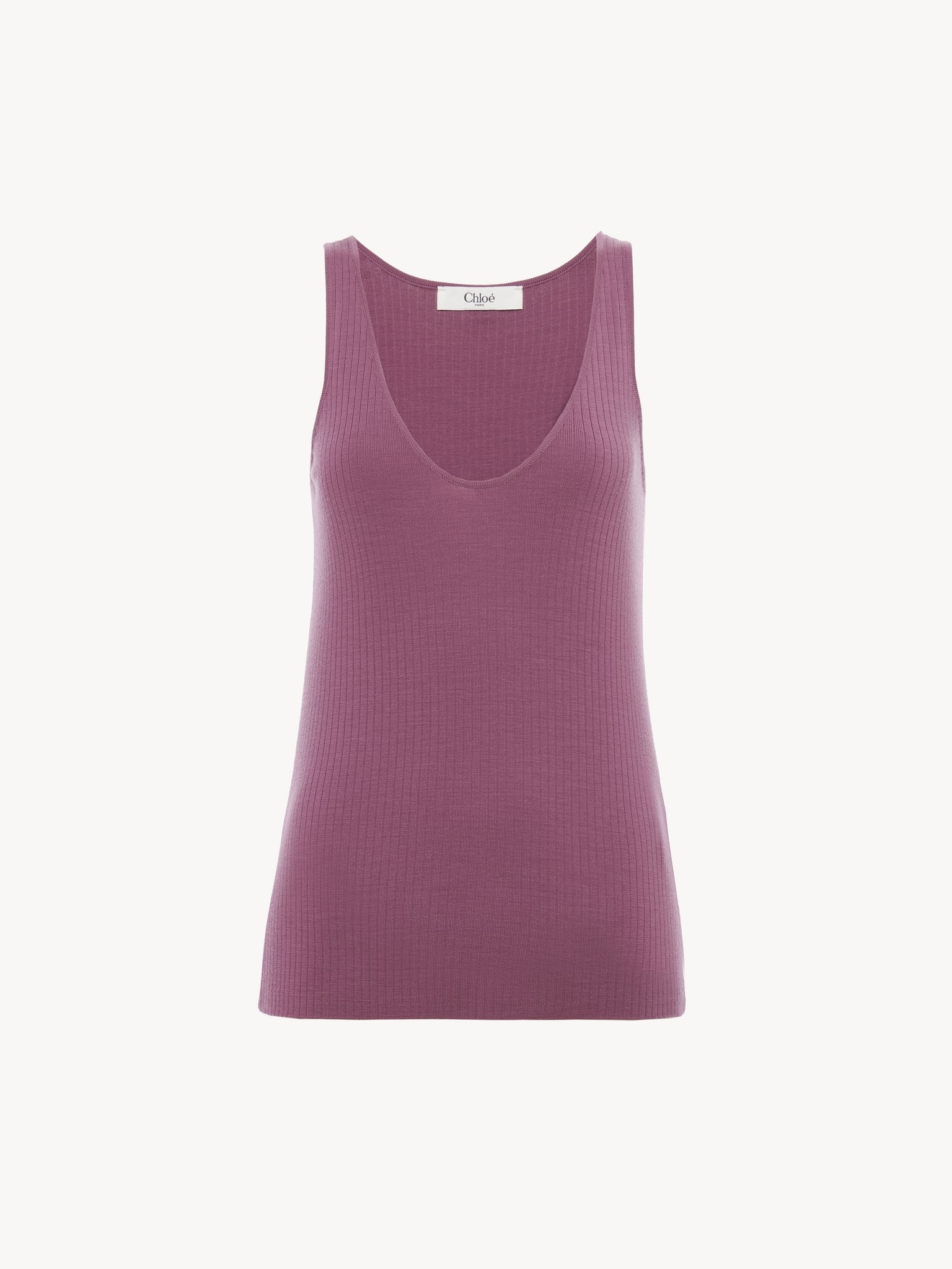 TANK TOP IN WOOL KNIT - 2