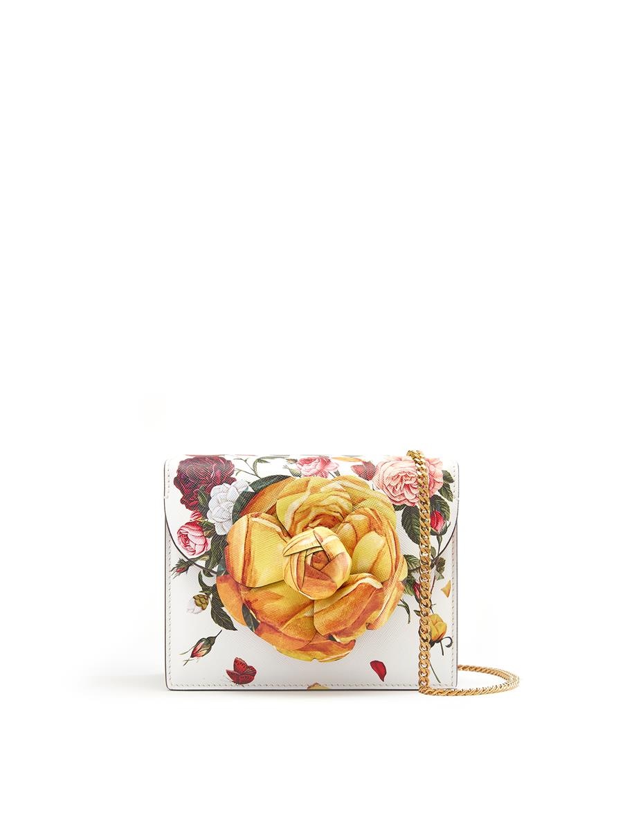 ROSE PRINTED MINI TRO BAG - 1